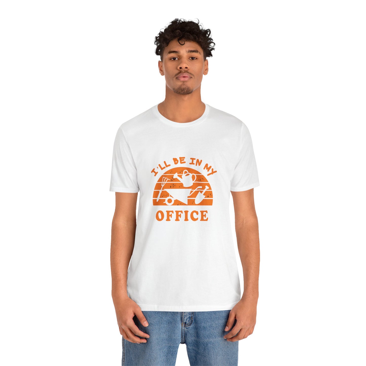 I'll Be In My Office T-Shirt — Gardening Watering Can Graphic Tee