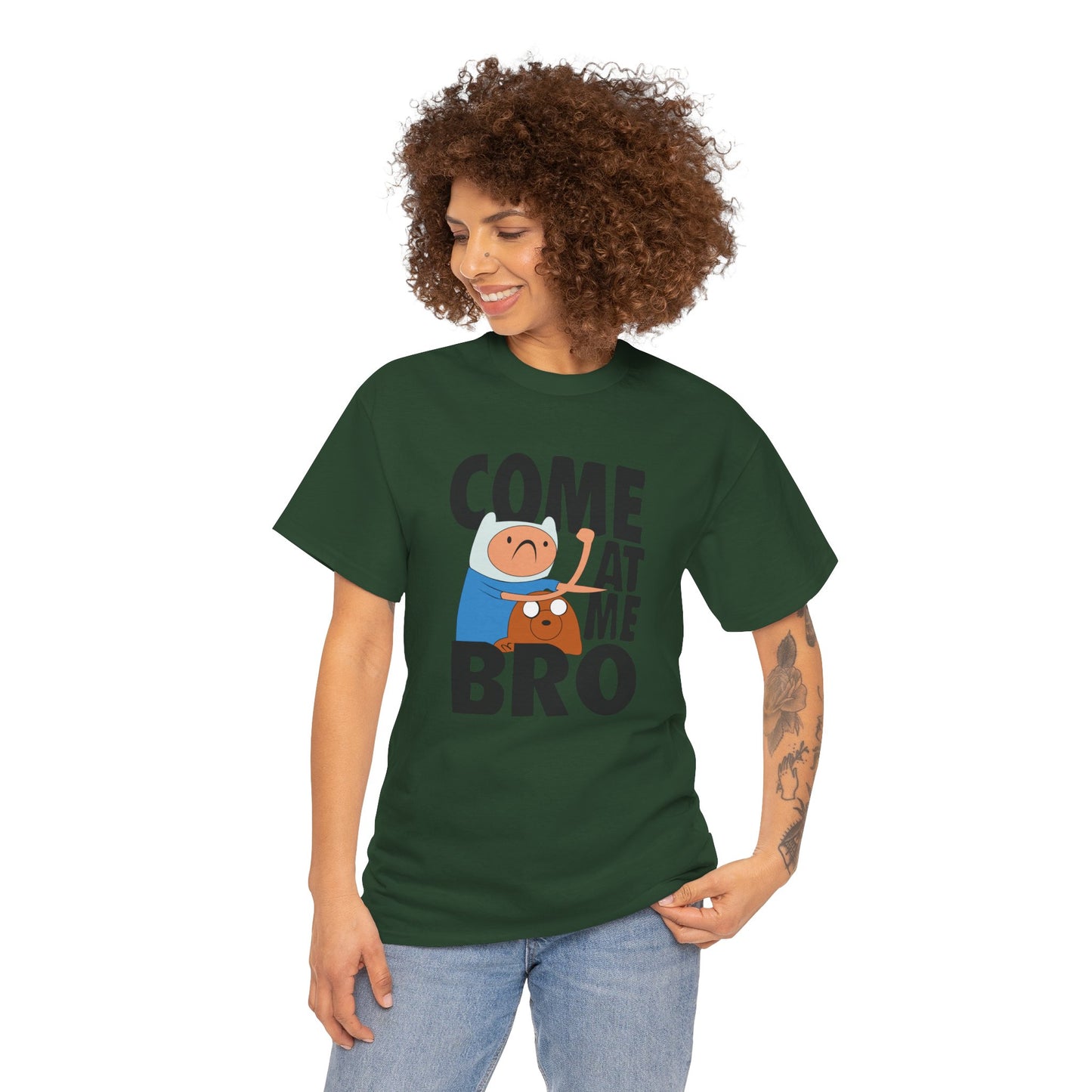 Come At Me Bro T‑Shirt — Funny Cartoon Bros Graphic Tee