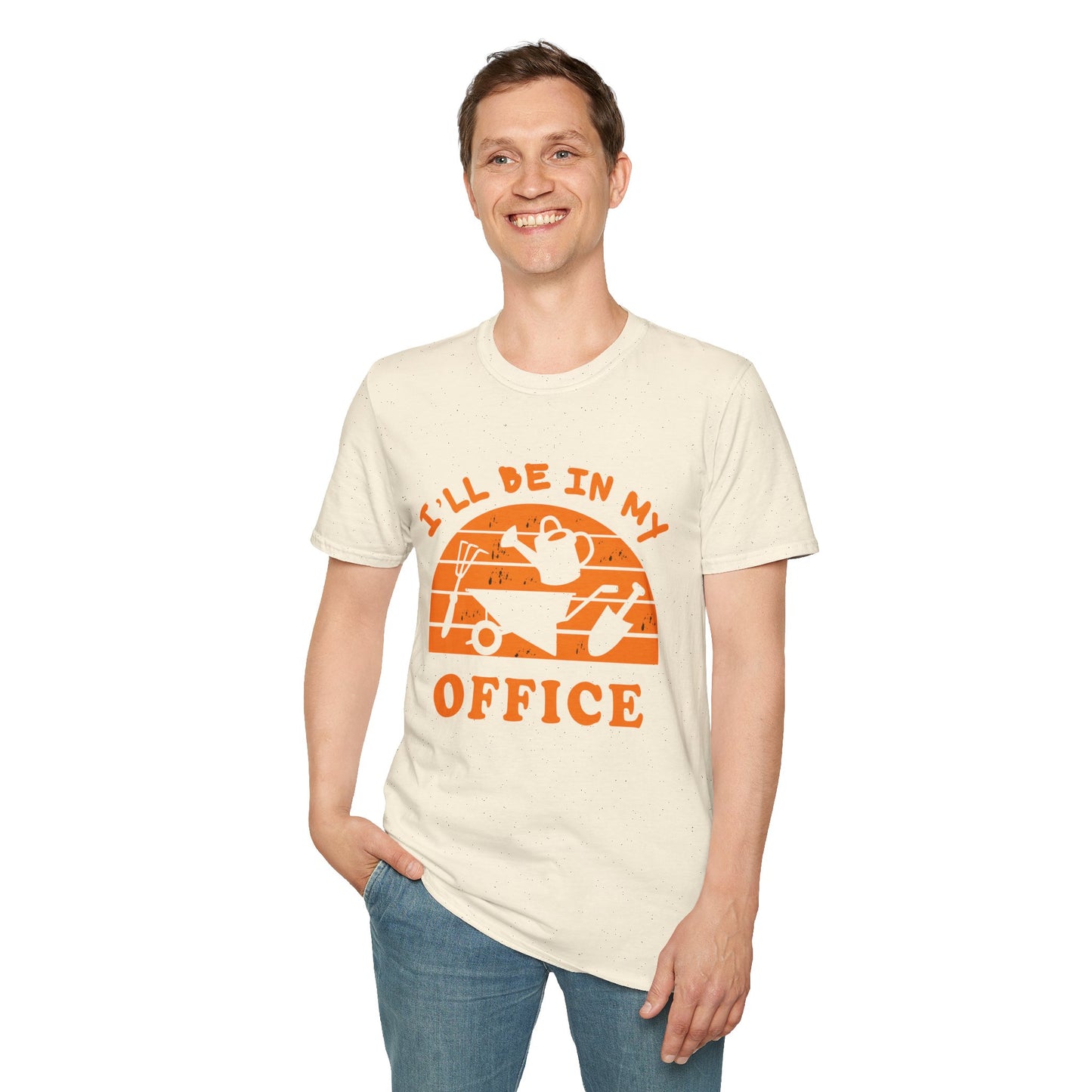 I'll Be In My Office T-Shirt — Funny Gardening Tee with Watering Can