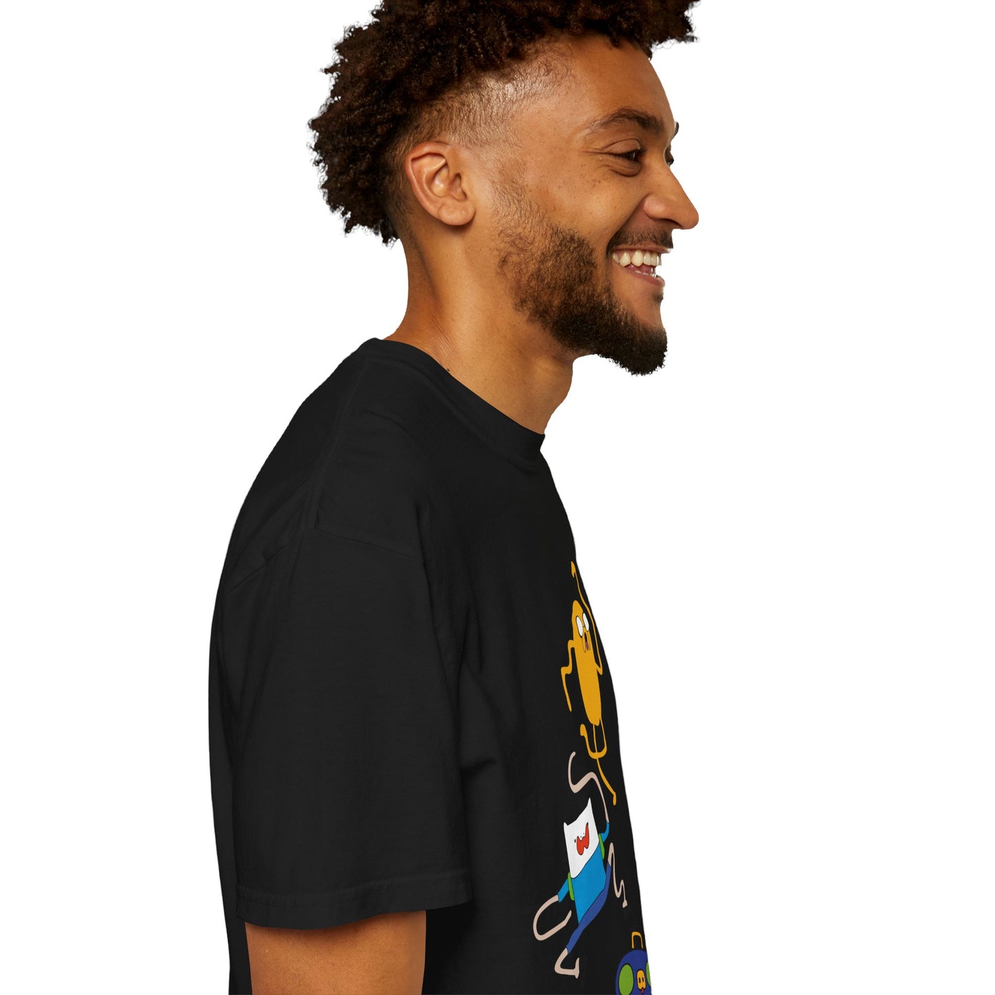 Adventure Time Dance Party T-Shirt — Jake & Radio Cartoon Tee