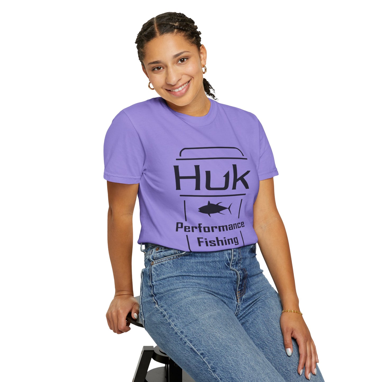 HUK Fishing Performance T-Shirt — "Huk Performance Fishing" Graphic Tee