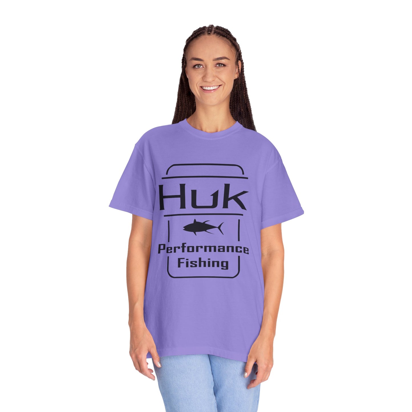 HUK Fishing Performance T-Shirt — "Huk Performance Fishing" Graphic Tee