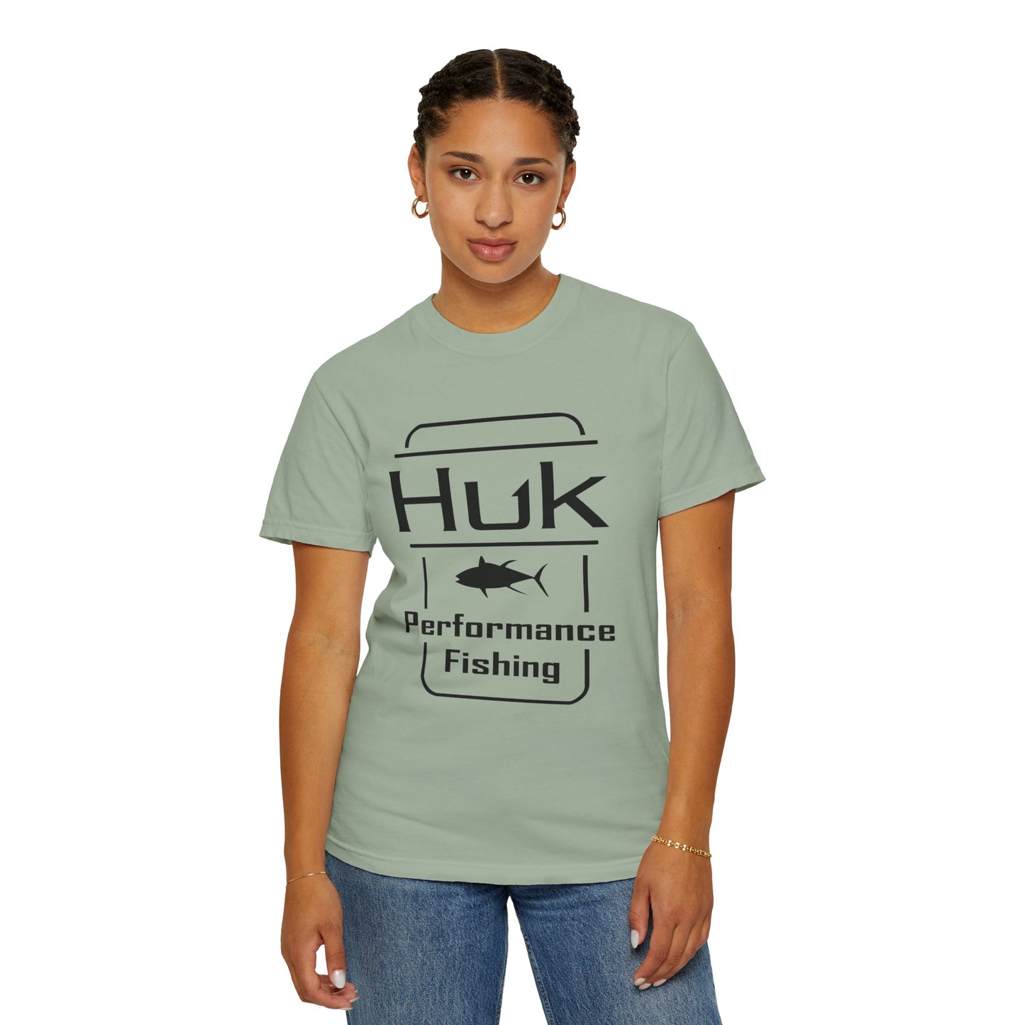 HUK Fishing Performance T-Shirt — "Huk Performance Fishing" Graphic Tee