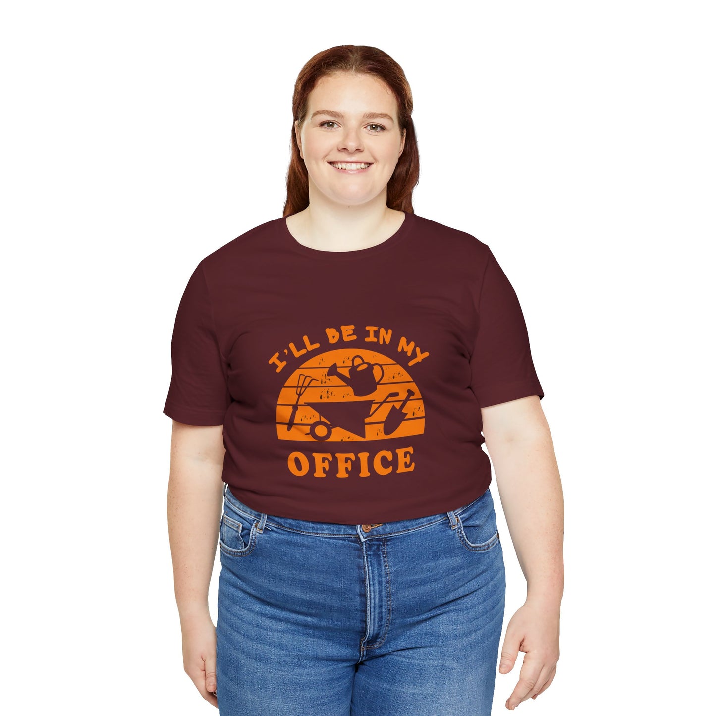 I'll Be In My Office T-Shirt — Gardening Watering Can Graphic Tee
