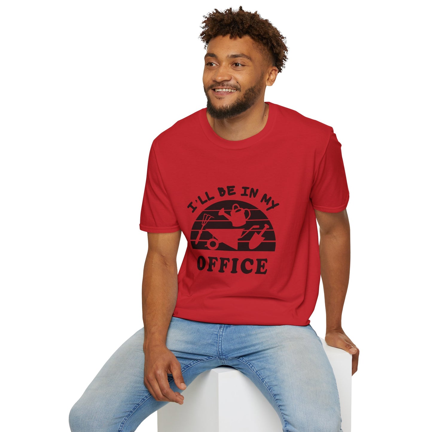 Garden Office T-Shirt — "I'll Be In My Office" Plant & Watering Can Tee