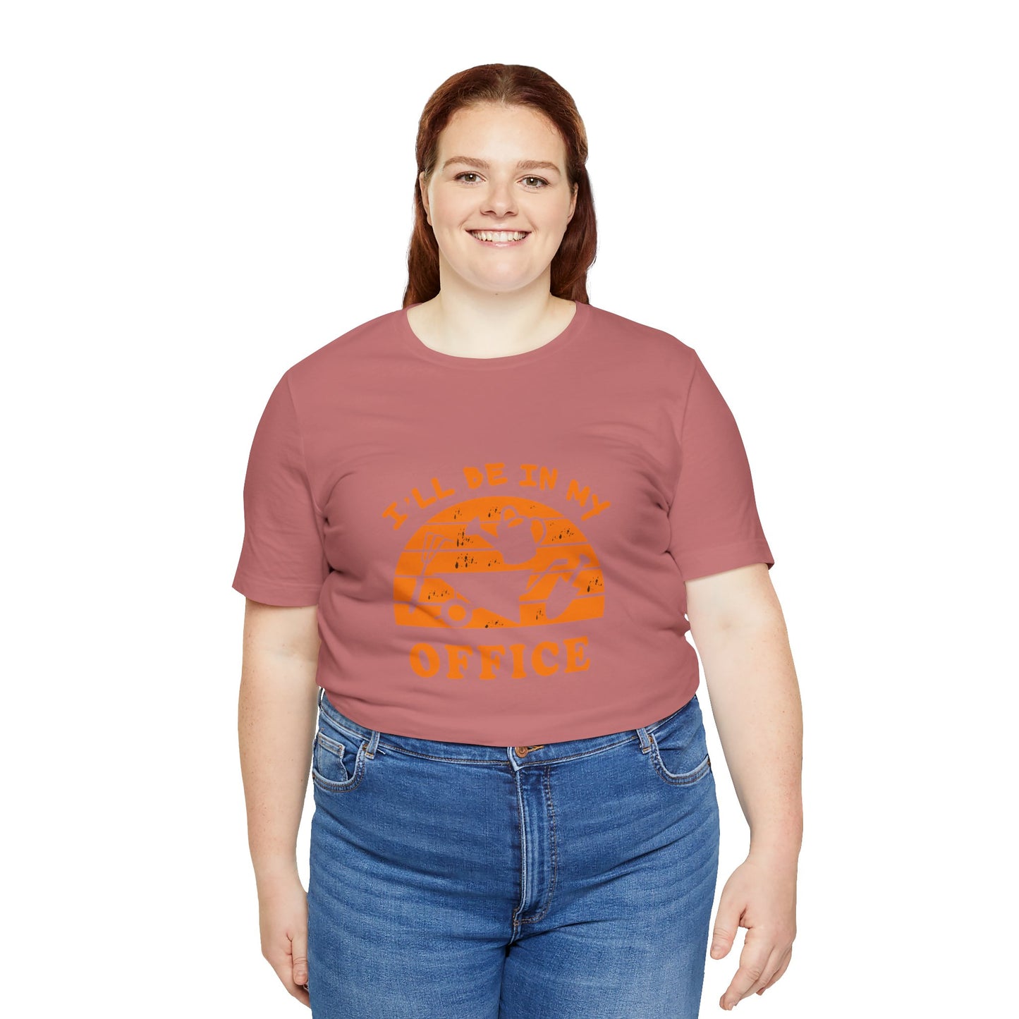 I'll Be In My Office T-Shirt — Gardening Watering Can Graphic Tee