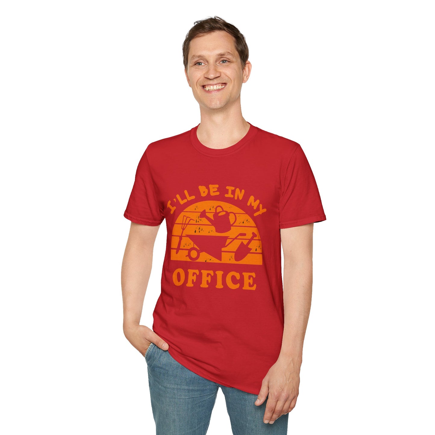 I'll Be In My Office T-Shirt — Funny Gardening Tee with Watering Can