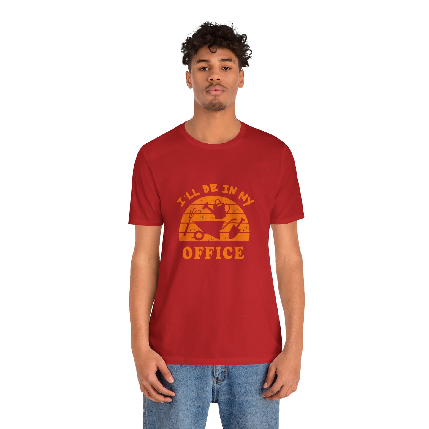 I'll Be In My Office T-Shirt — Gardening Watering Can Graphic Tee