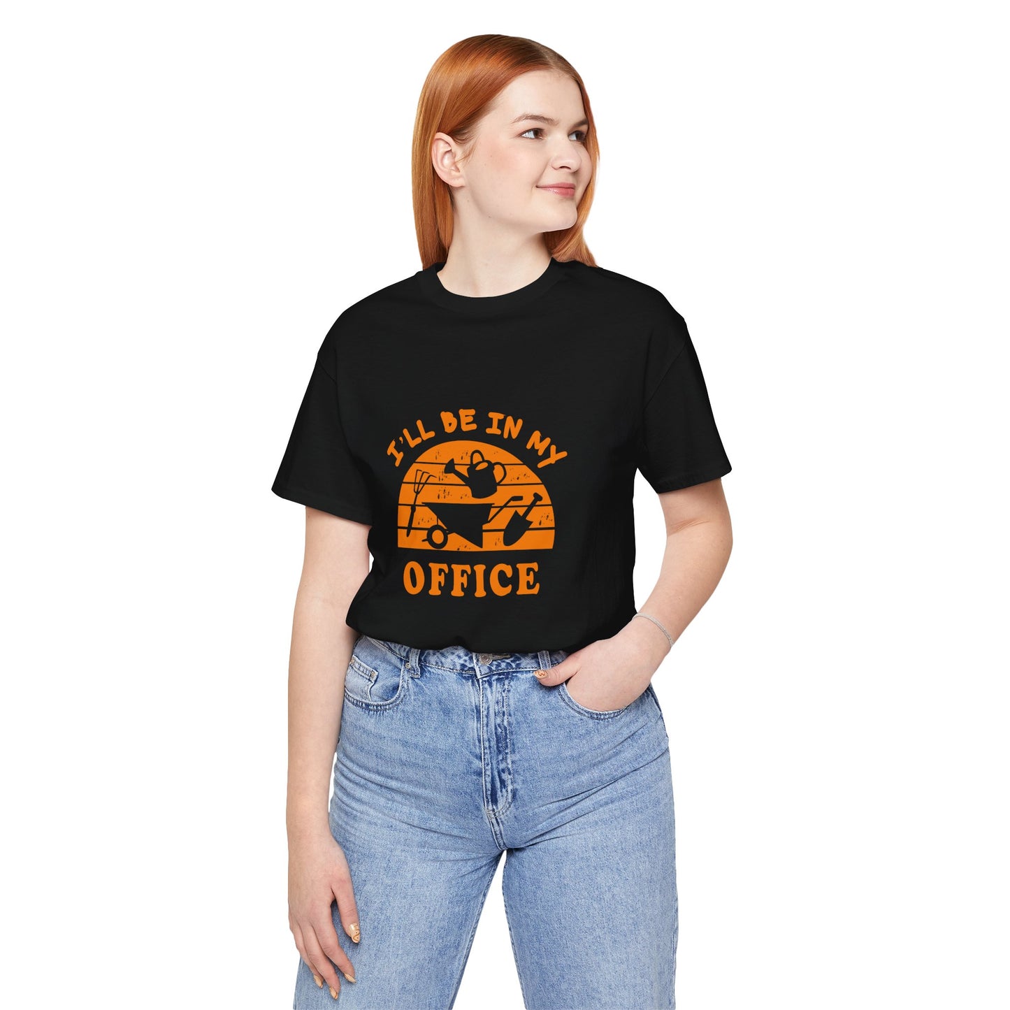 I'll Be In My Office T-Shirt — Gardening Watering Can Graphic Tee
