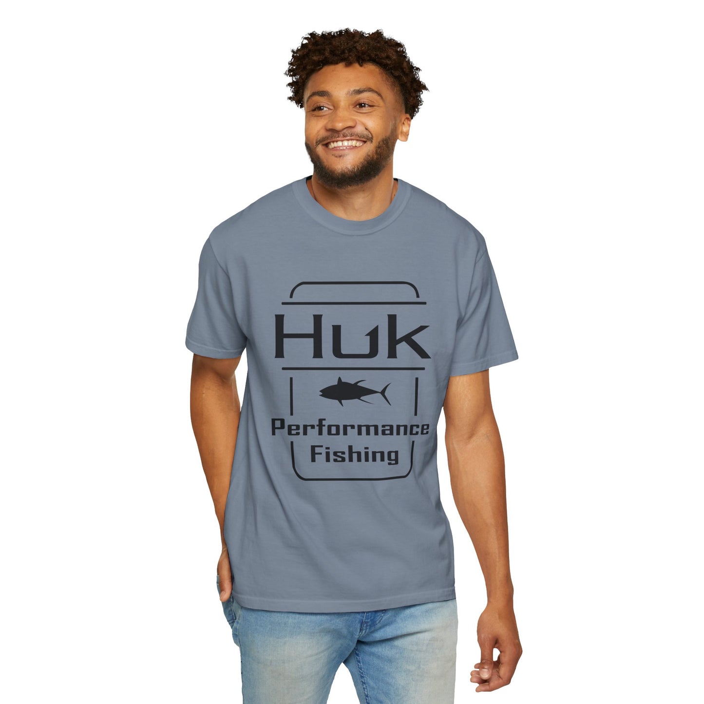 HUK Fishing Performance T-Shirt — "Huk Performance Fishing" Graphic Tee