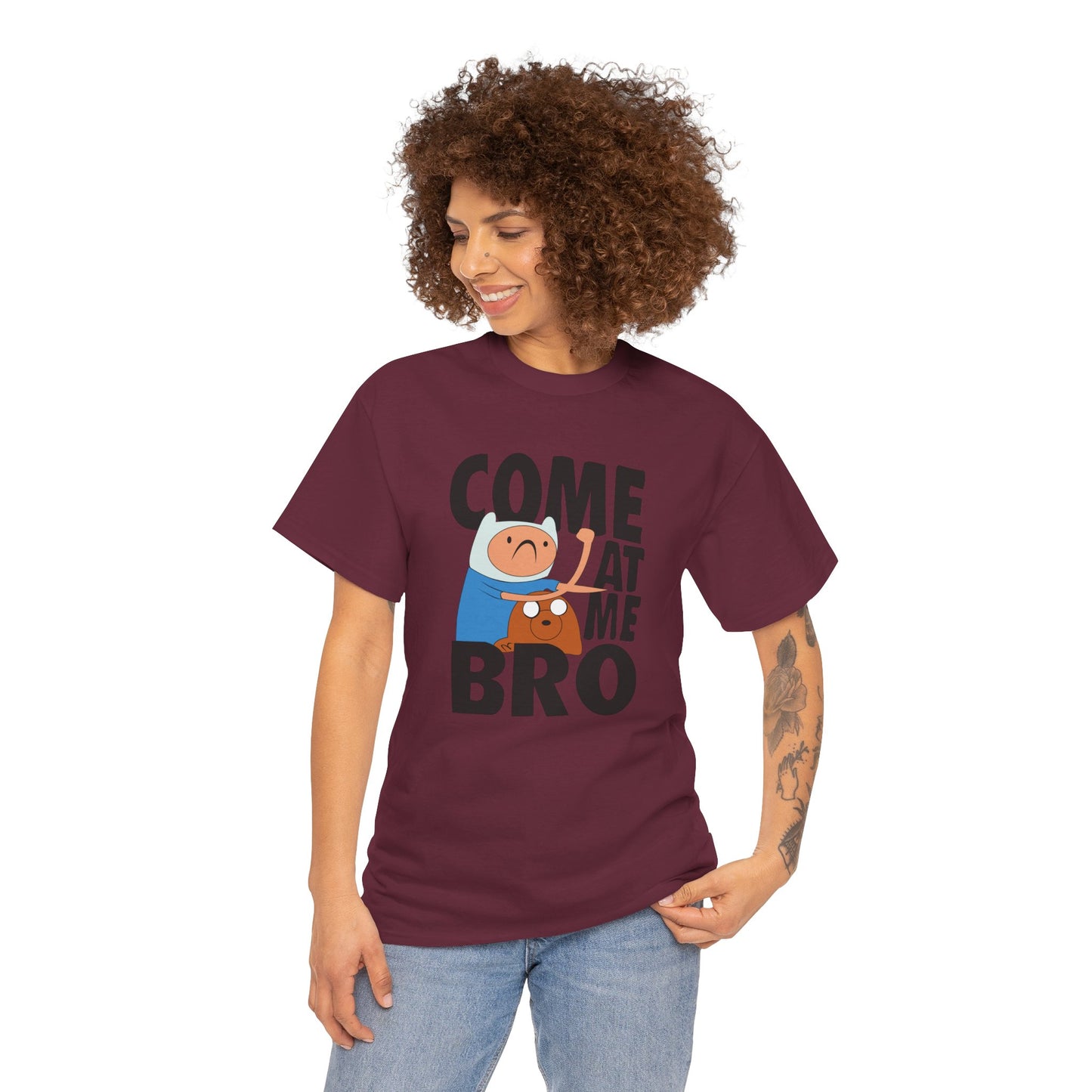 Come At Me Bro T‑Shirt — Funny Cartoon Bros Graphic Tee