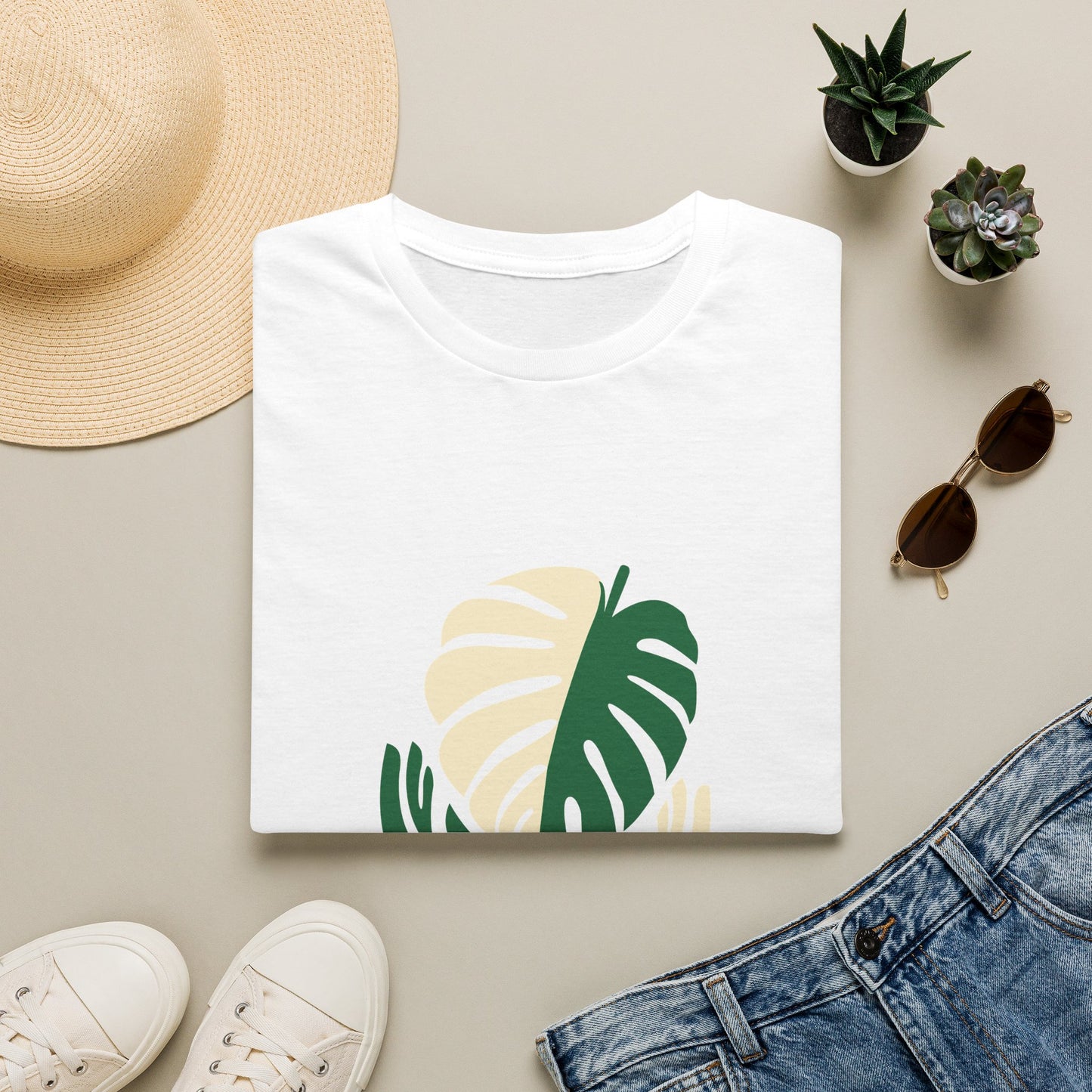 Monstera Leaf Tee - Aroid Addict — Tropical Plant Lover T-Shirt
