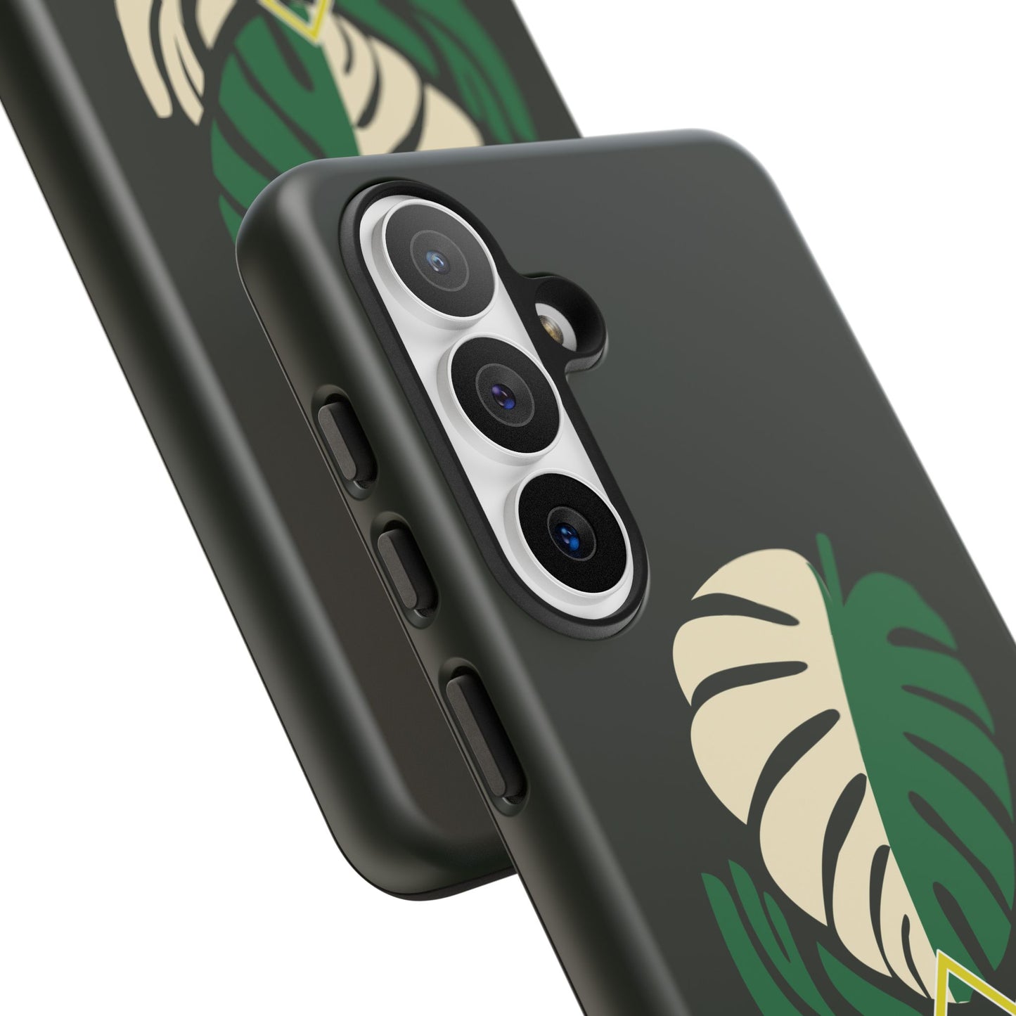 Phone Case — 'Droid Addict' Tropical Monstera Protective Case