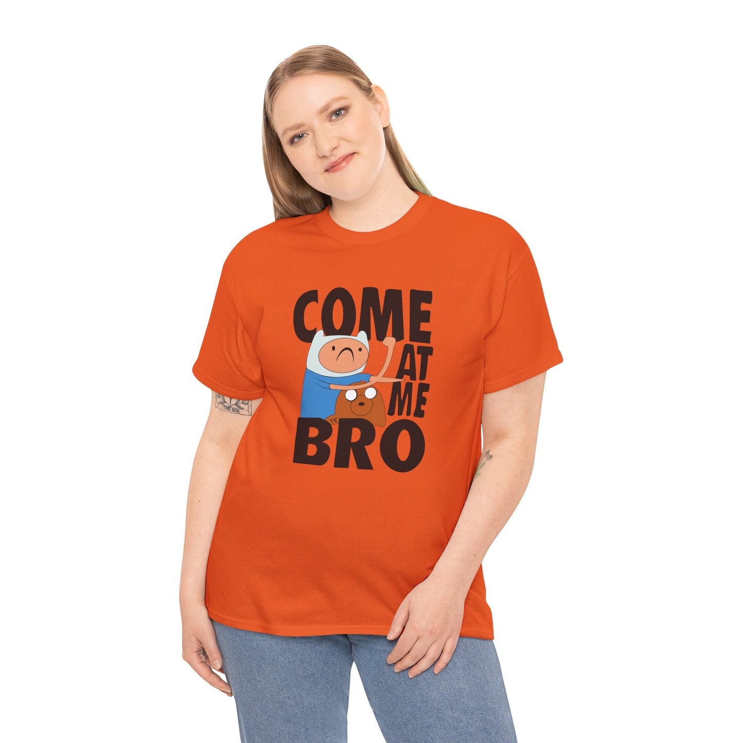 Come At Me Bro T‑Shirt — Funny Cartoon Bros Graphic Tee