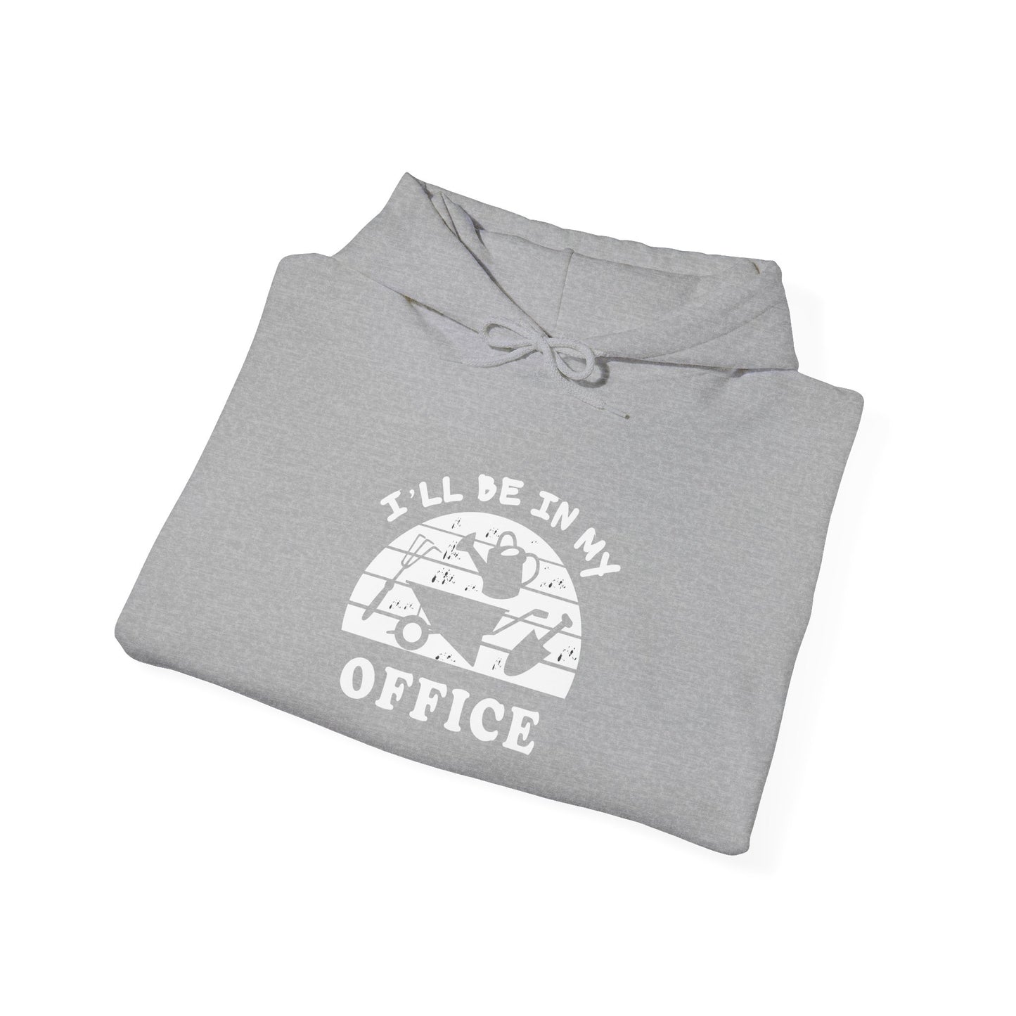 Hoodie — “I’ll Be In My Office” Cat Van Graphic Hoodie