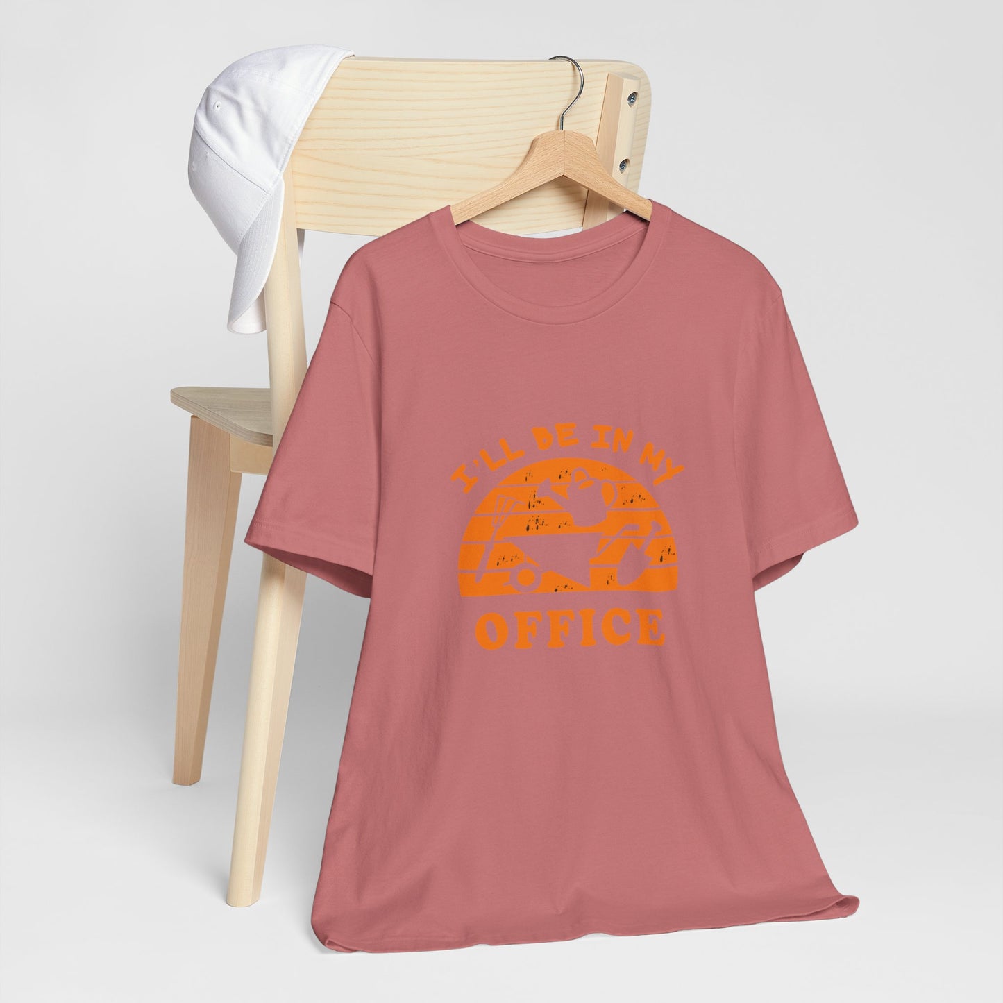 I'll Be In My Office T-Shirt — Gardening Watering Can Graphic Tee