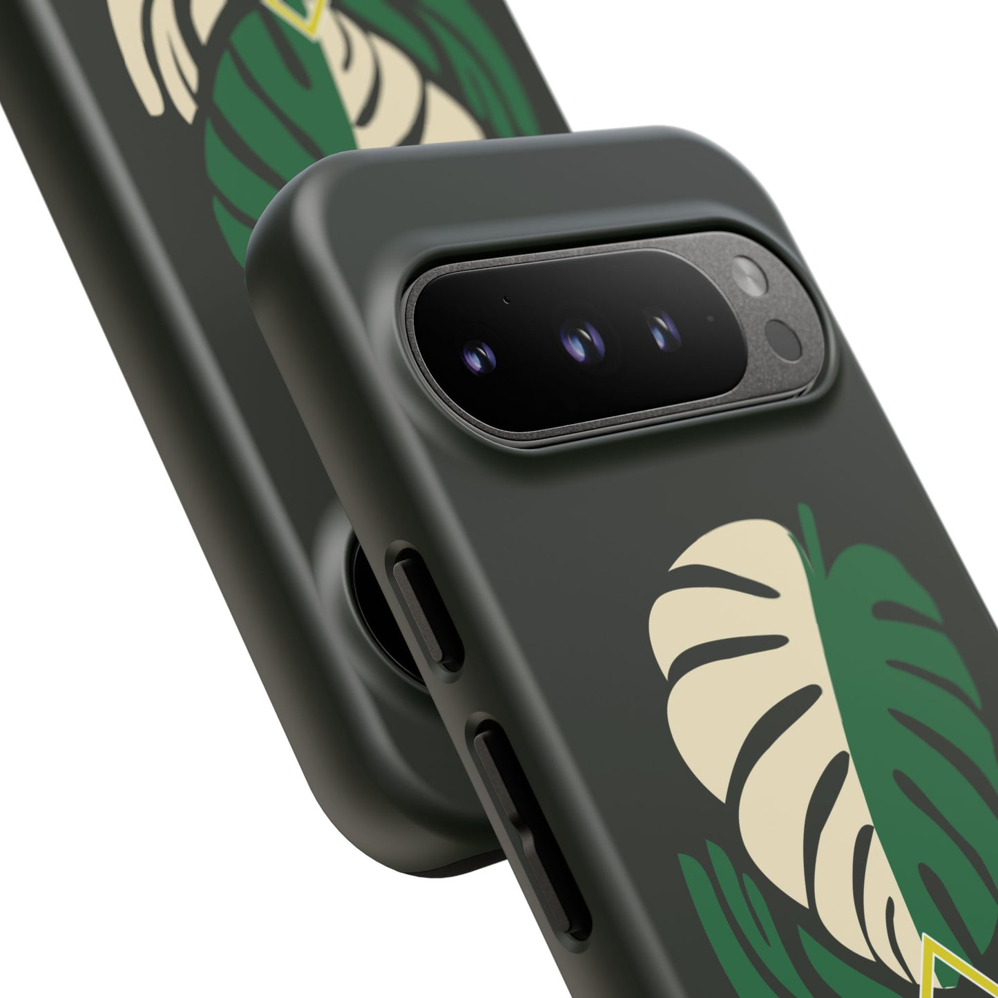 Phone Case — 'Droid Addict' Tropical Monstera Protective Case