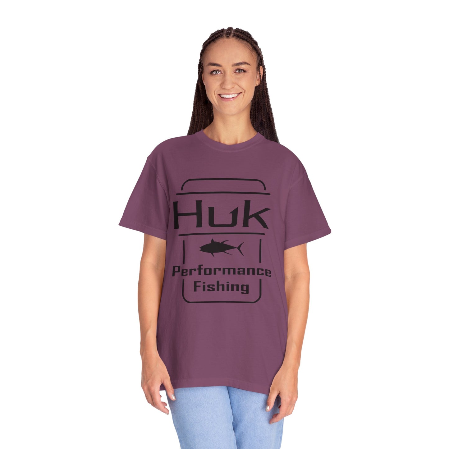 HUK Fishing Performance T-Shirt — "Huk Performance Fishing" Graphic Tee