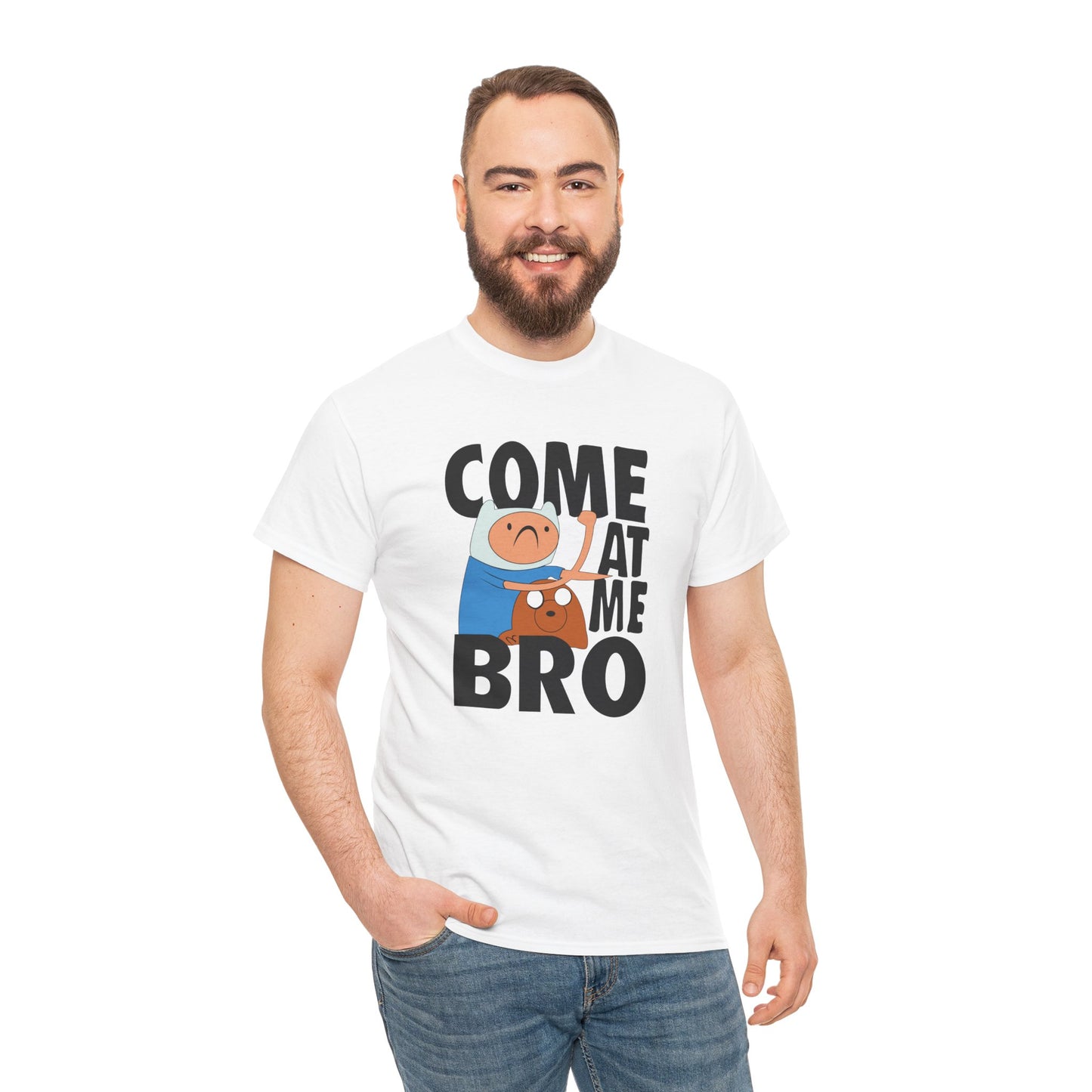 Come At Me Bro T‑Shirt — Funny Cartoon Bros Graphic Tee