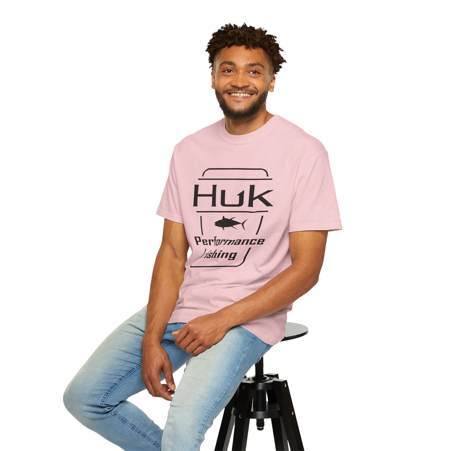 HUK Fishing Performance T-Shirt — "Huk Performance Fishing" Graphic Tee
