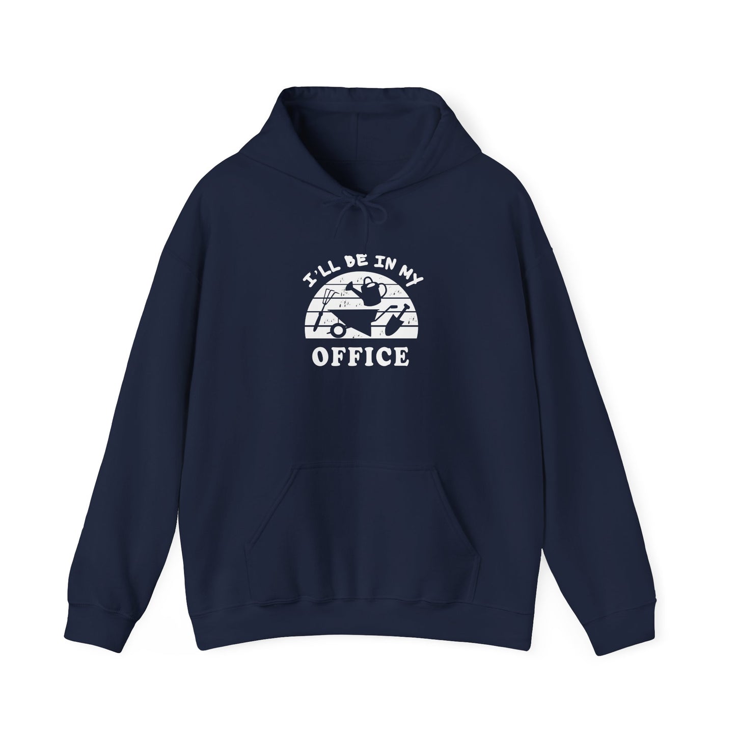 Hoodie — “I’ll Be In My Office” Cat Van Graphic Hoodie