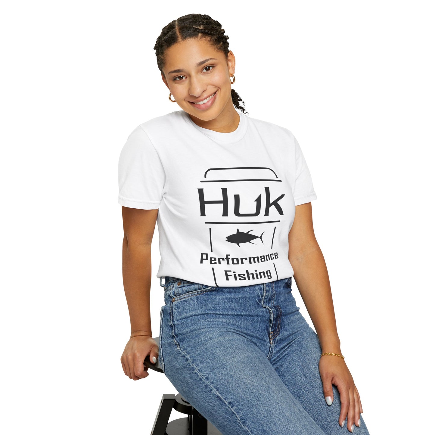 HUK Fishing Performance T-Shirt — "Huk Performance Fishing" Graphic Tee