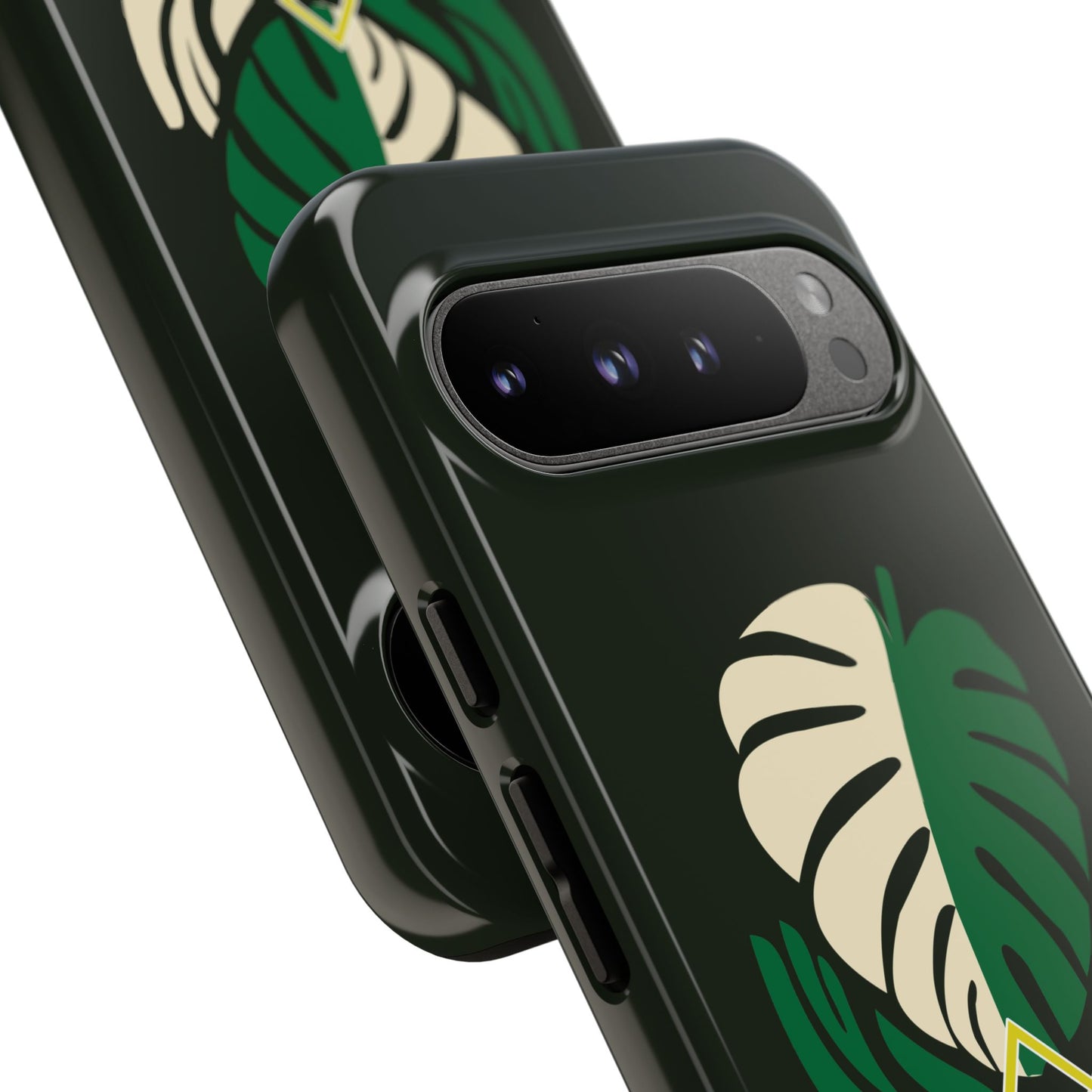 Phone Case — 'Droid Addict' Tropical Monstera Protective Case