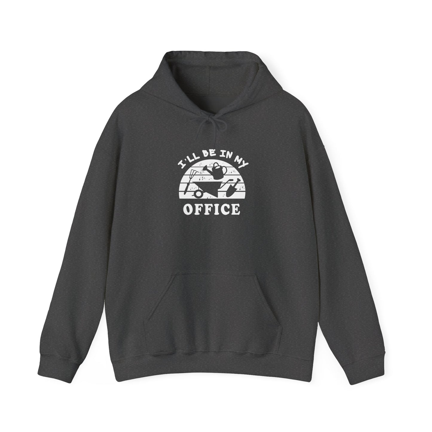 Hoodie — “I’ll Be In My Office” Cat Van Graphic Hoodie