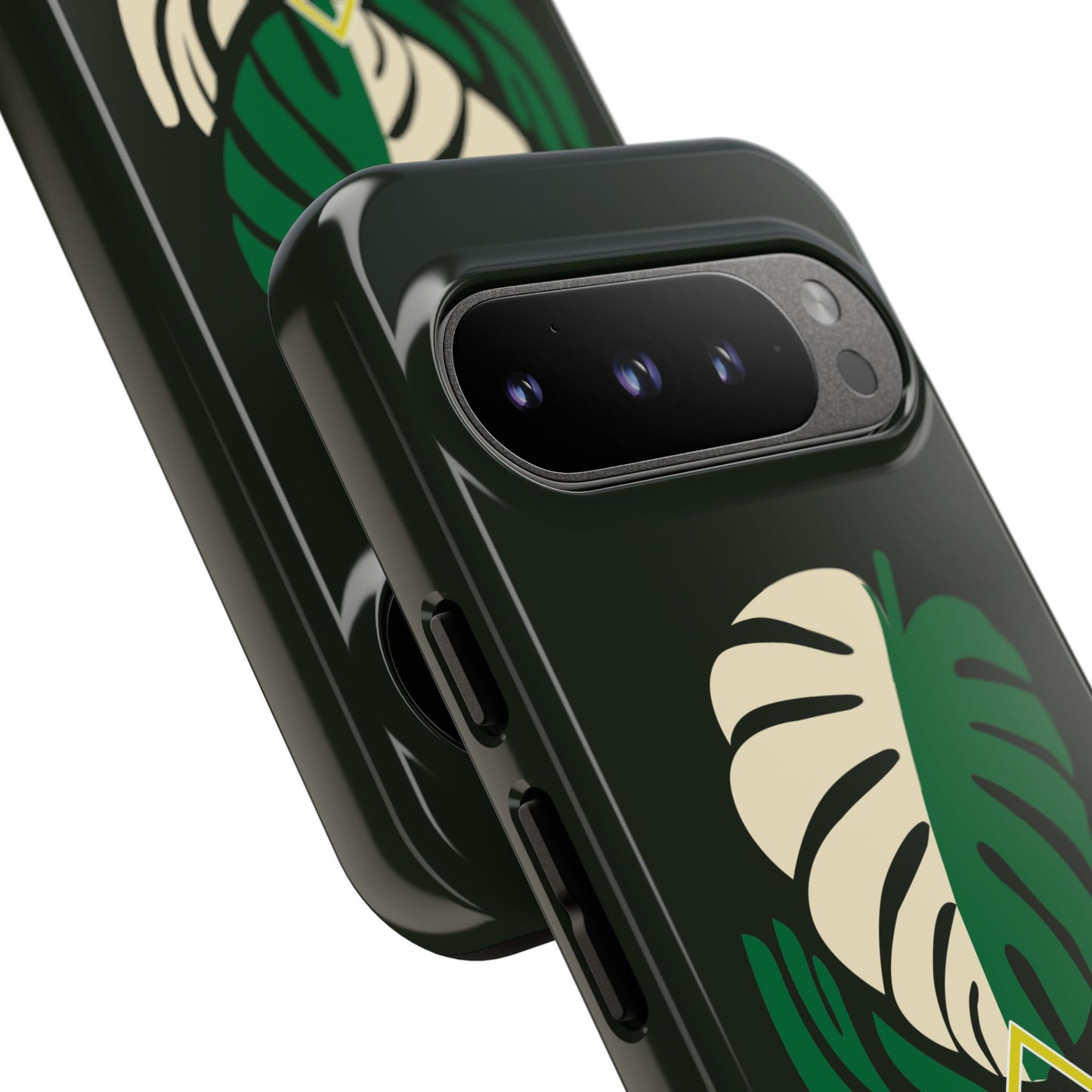 Phone Case — 'Droid Addict' Tropical Monstera Protective Case