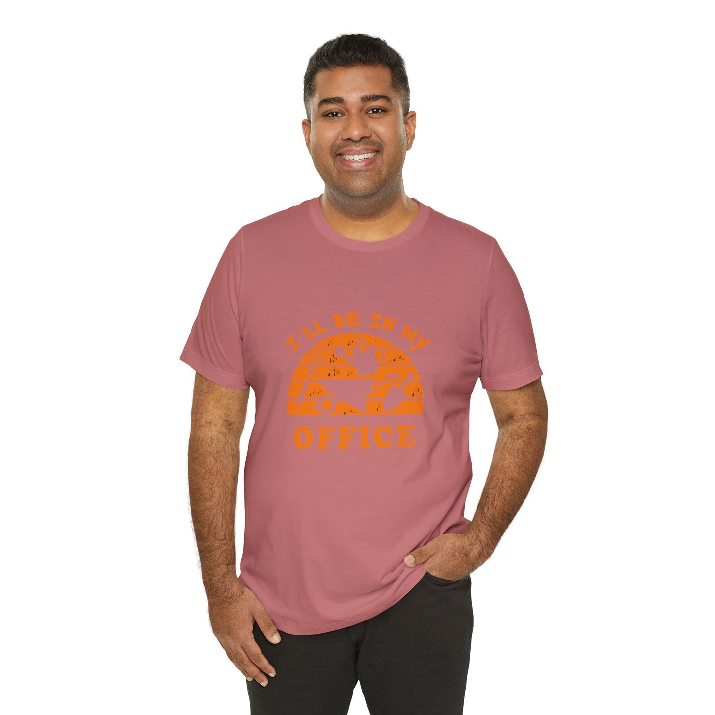 I'll Be In My Office T-Shirt — Gardening Watering Can Graphic Tee