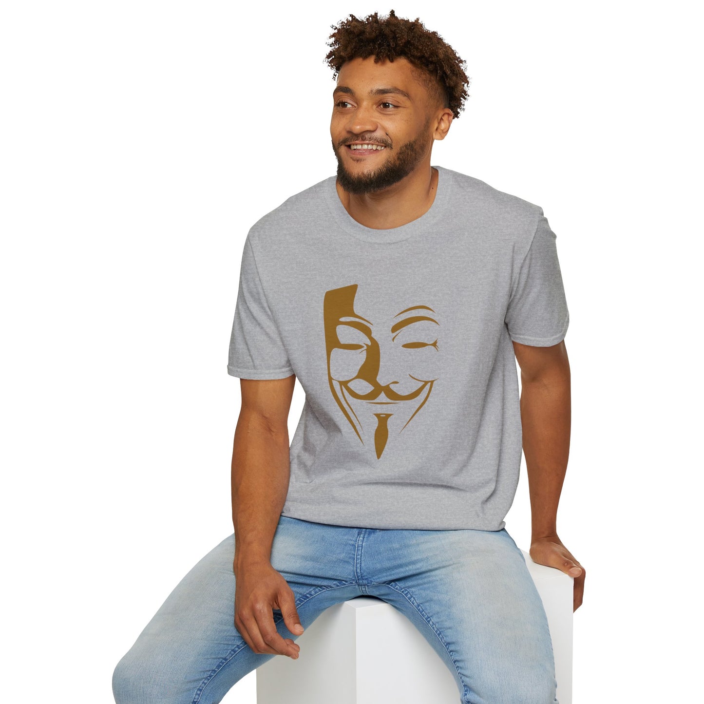 Guy Fawkes Mask T-Shirt — Anonymous/V for Vendetta Inspired Graphic Tee