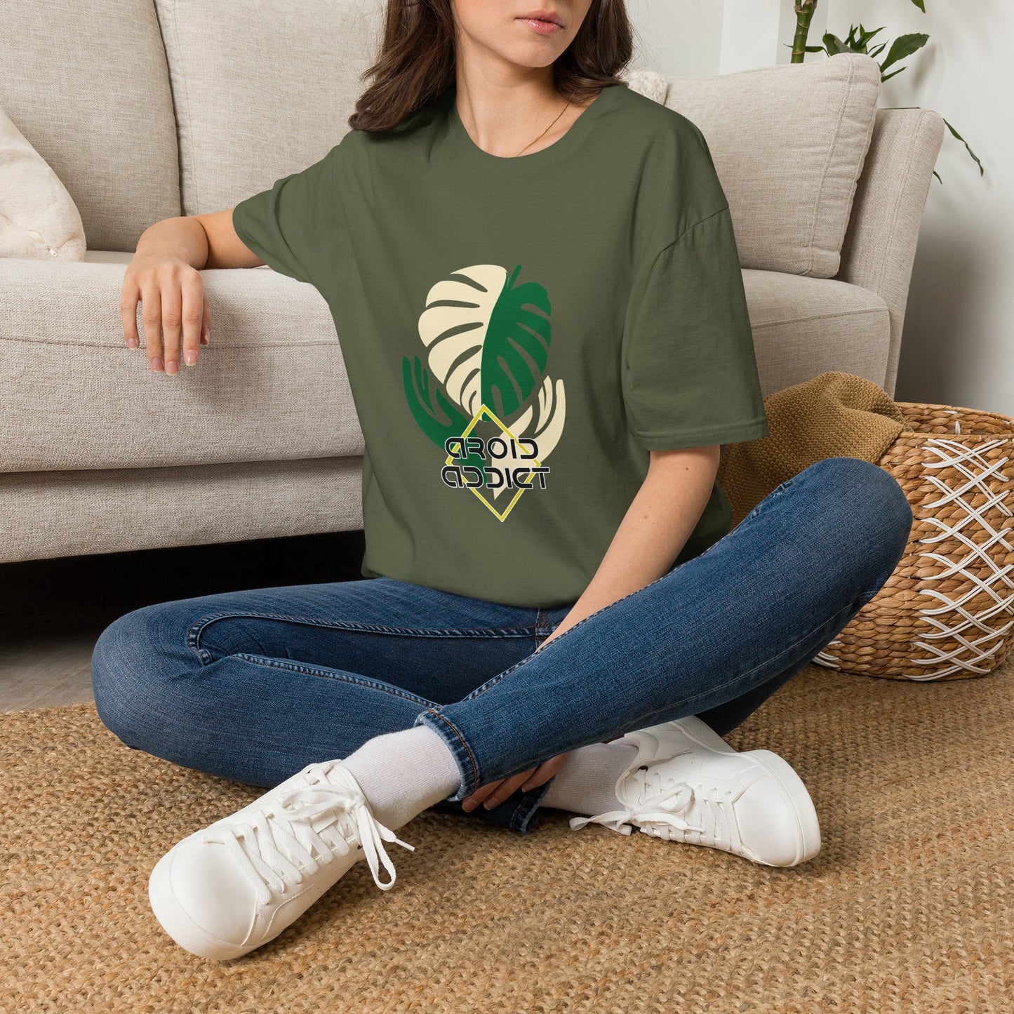 Monstera Leaf Tee - Aroid Addict — Tropical Plant Lover T-Shirt