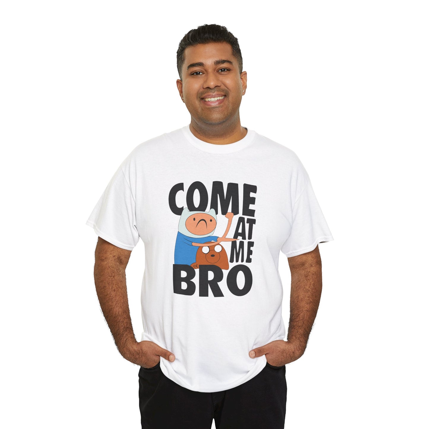 Come At Me Bro T‑Shirt — Funny Cartoon Bros Graphic Tee