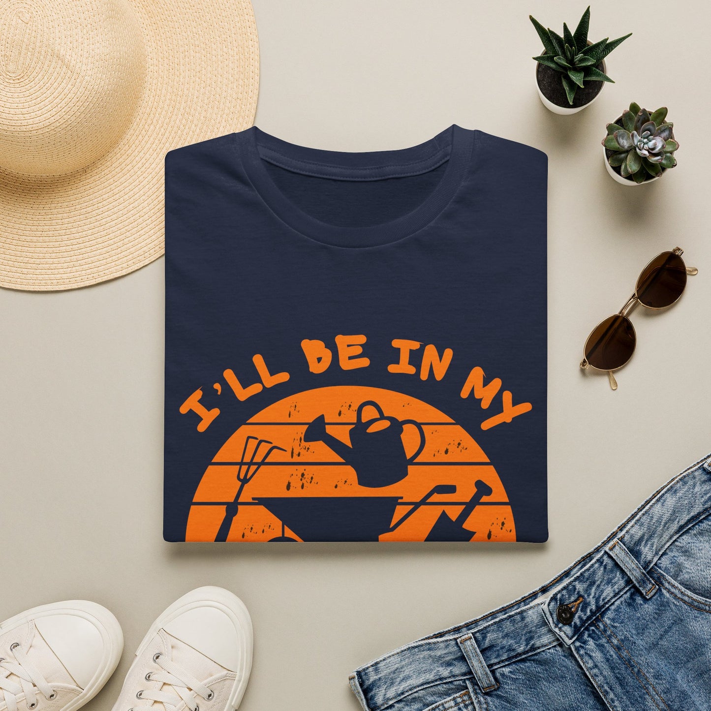 I'll Be In My Office T-Shirt — Funny Gardening Tee with Watering Can