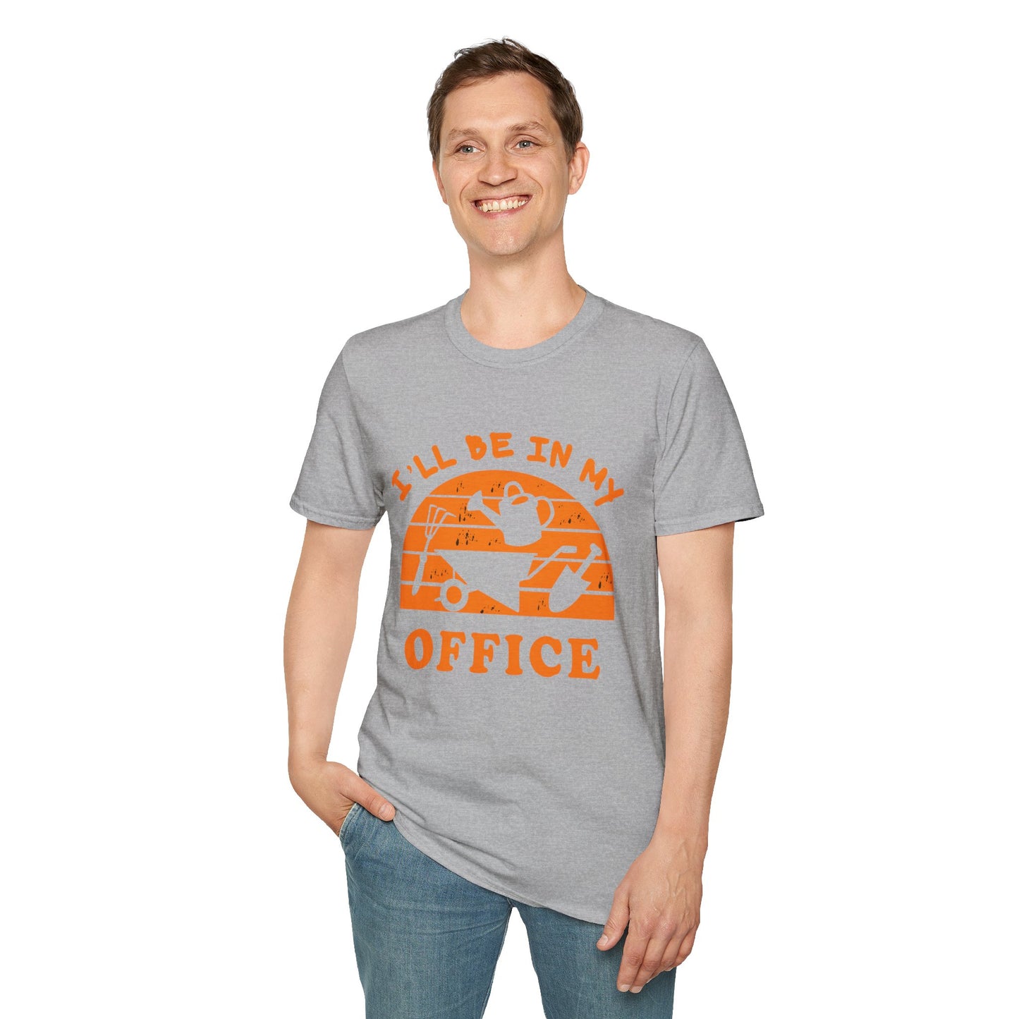 I'll Be In My Office T-Shirt — Funny Gardening Tee with Watering Can
