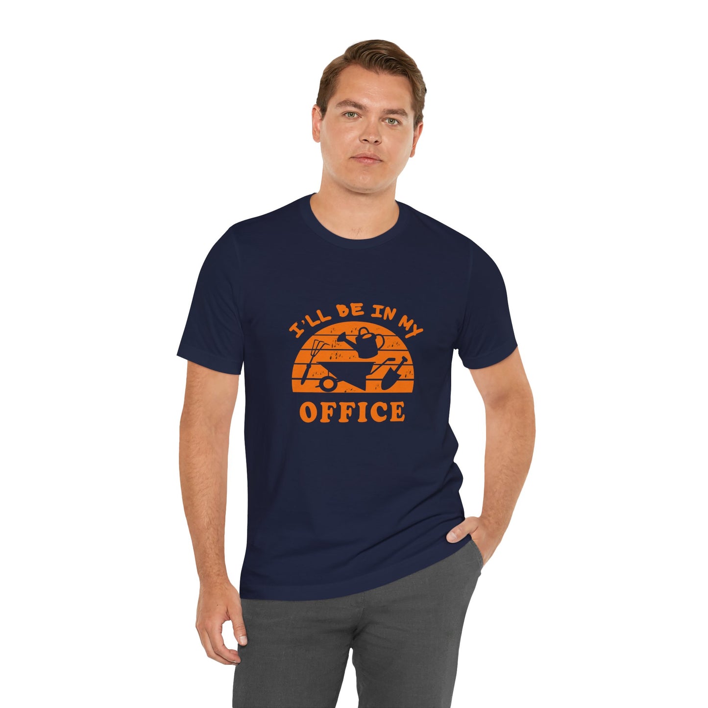 I'll Be In My Office T-Shirt — Gardening Watering Can Graphic Tee