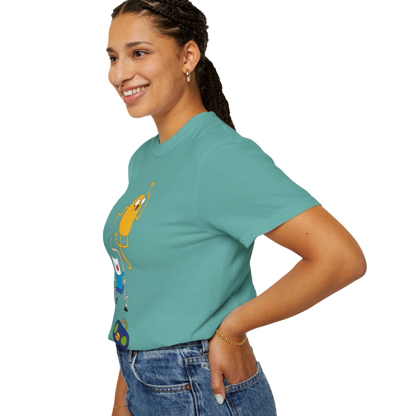 Adventure Time Dance Party T-Shirt — Jake & Radio Cartoon Tee