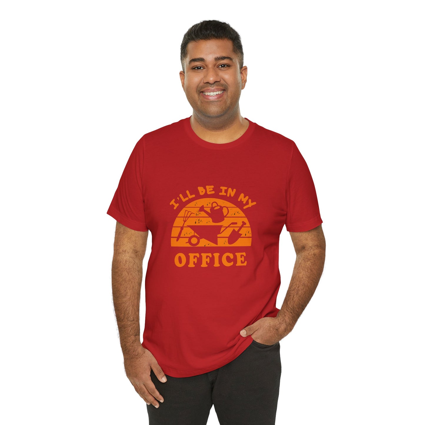 I'll Be In My Office T-Shirt — Gardening Watering Can Graphic Tee