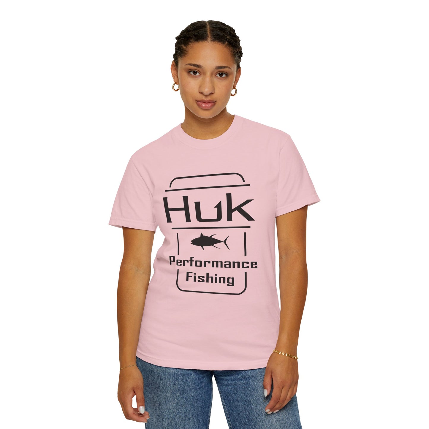 HUK Fishing Performance T-Shirt — "Huk Performance Fishing" Graphic Tee