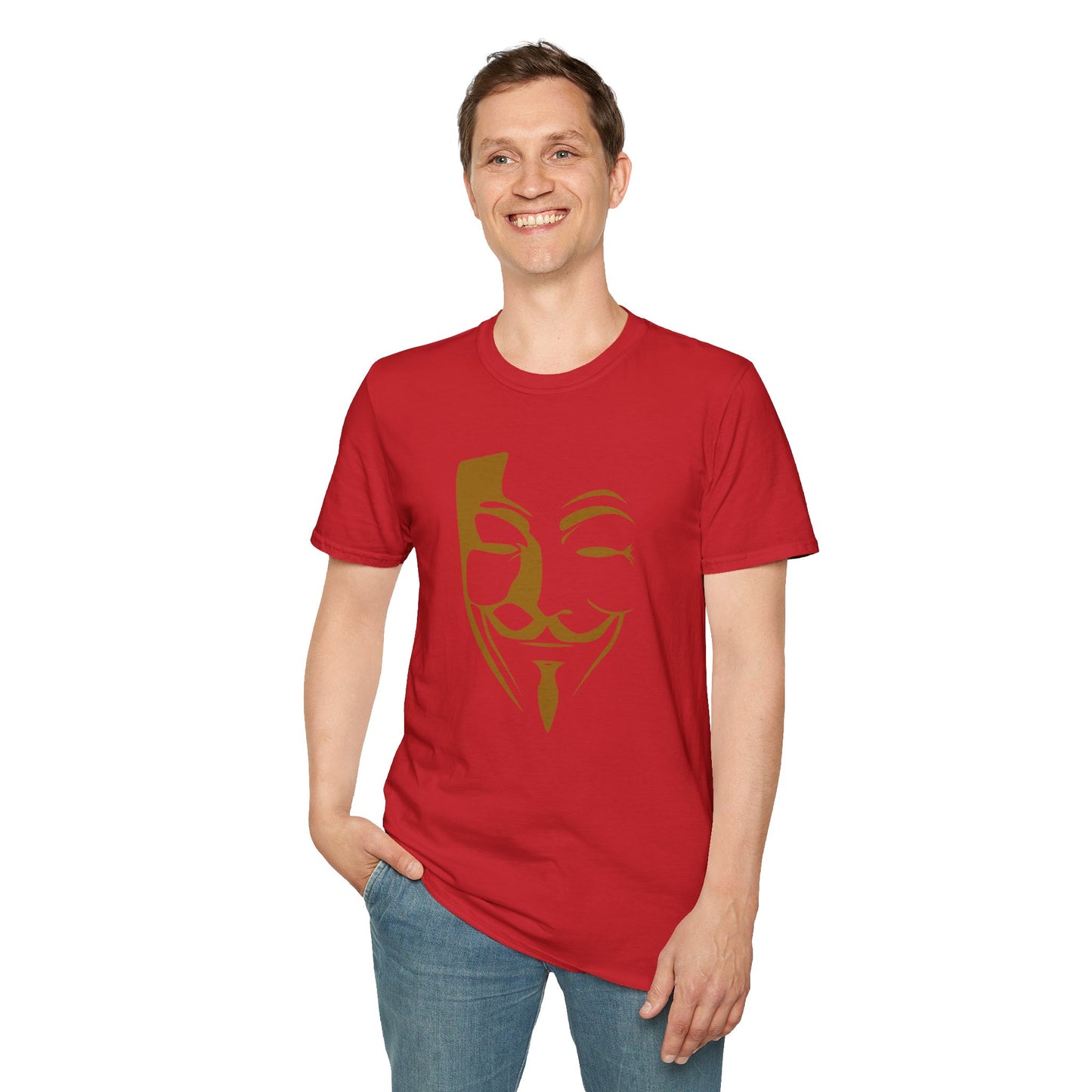 Guy Fawkes Mask T-Shirt — Anonymous/V for Vendetta Inspired Graphic Tee