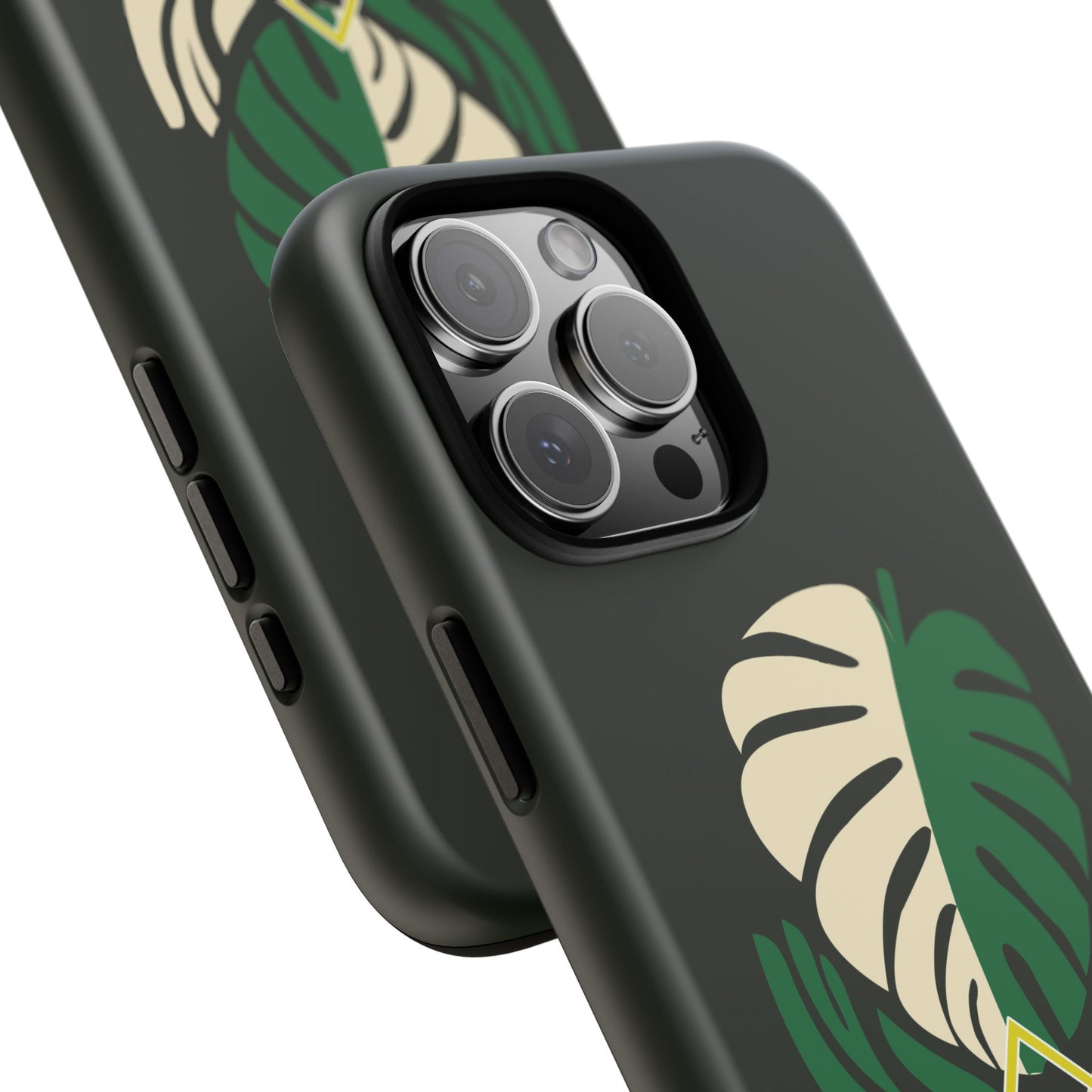 Phone Case — 'Droid Addict' Tropical Monstera Protective Case