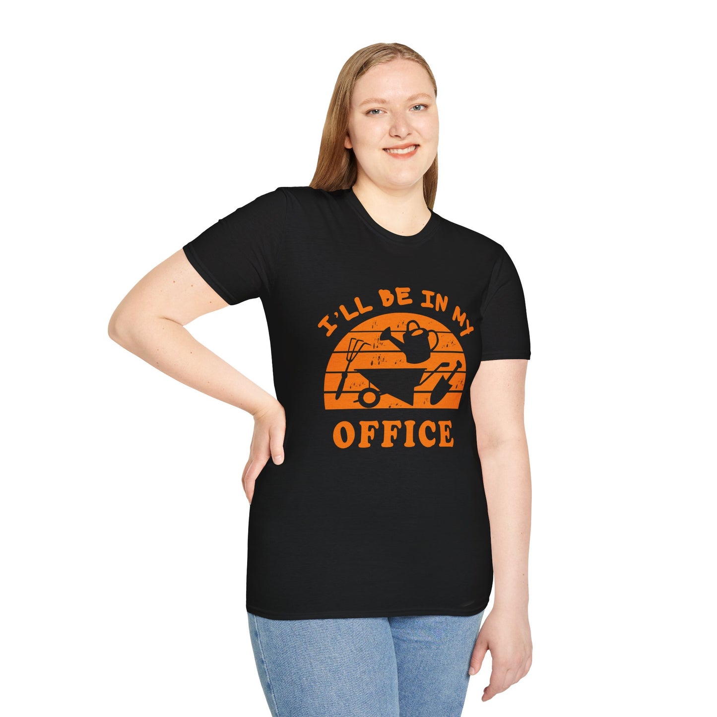 I'll Be In My Office T-Shirt — Funny Gardening Tee with Watering Can