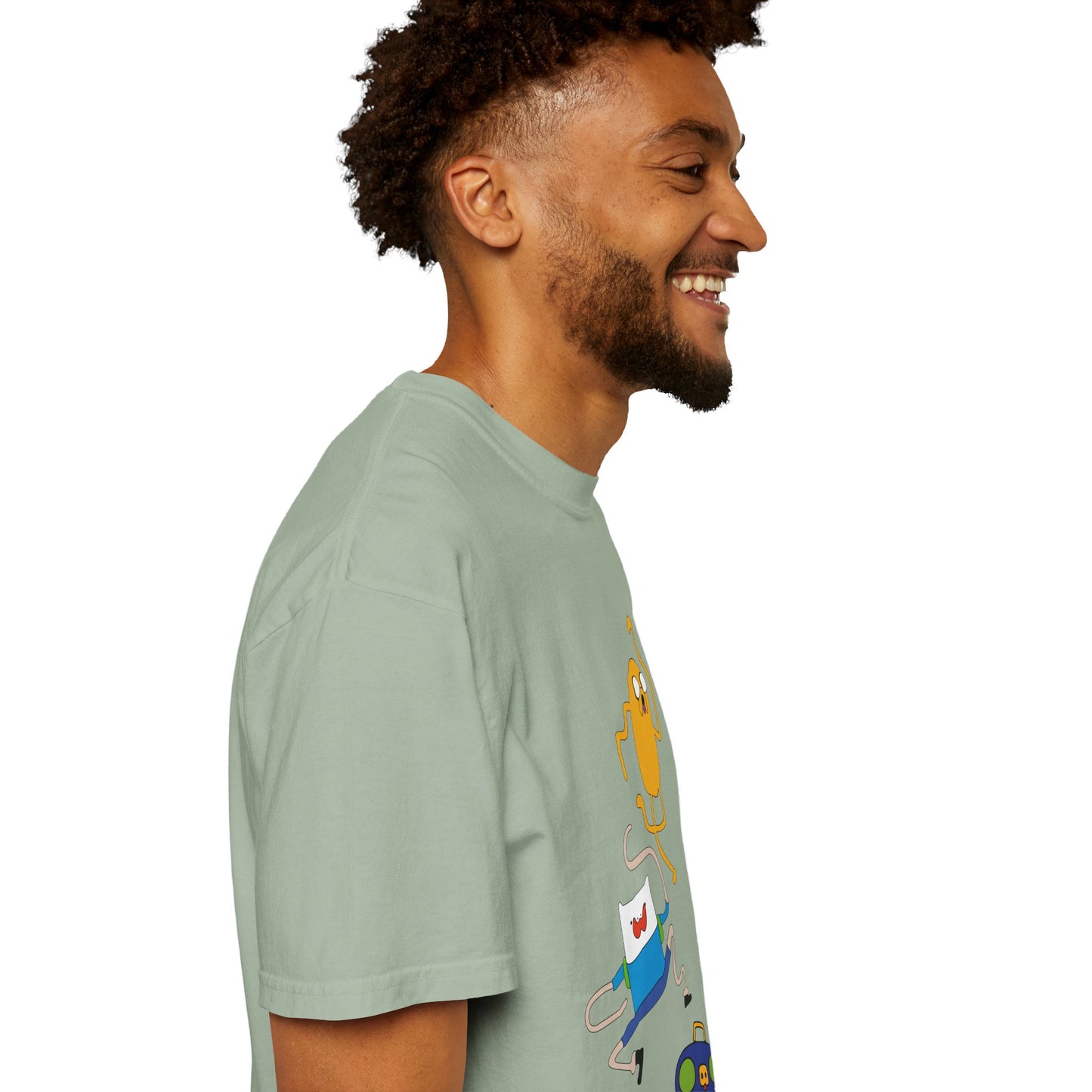 Adventure Time Dance Party T-Shirt — Jake & Radio Cartoon Tee