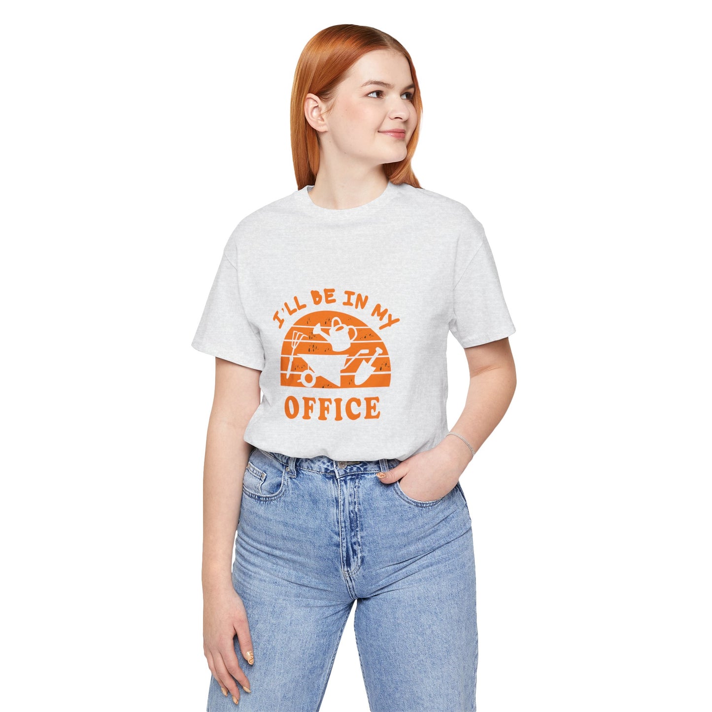 I'll Be In My Office T-Shirt — Gardening Watering Can Graphic Tee