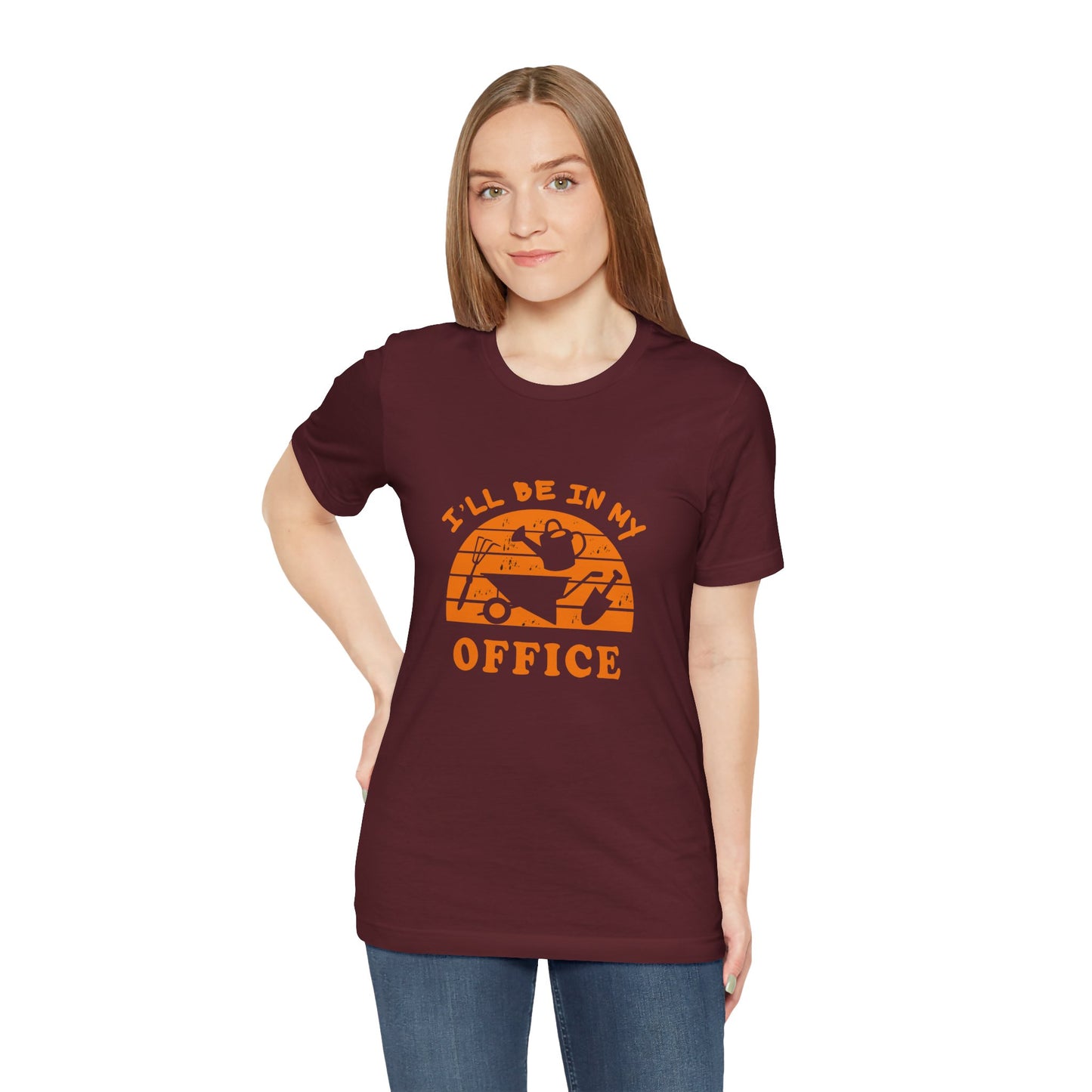 I'll Be In My Office T-Shirt — Gardening Watering Can Graphic Tee