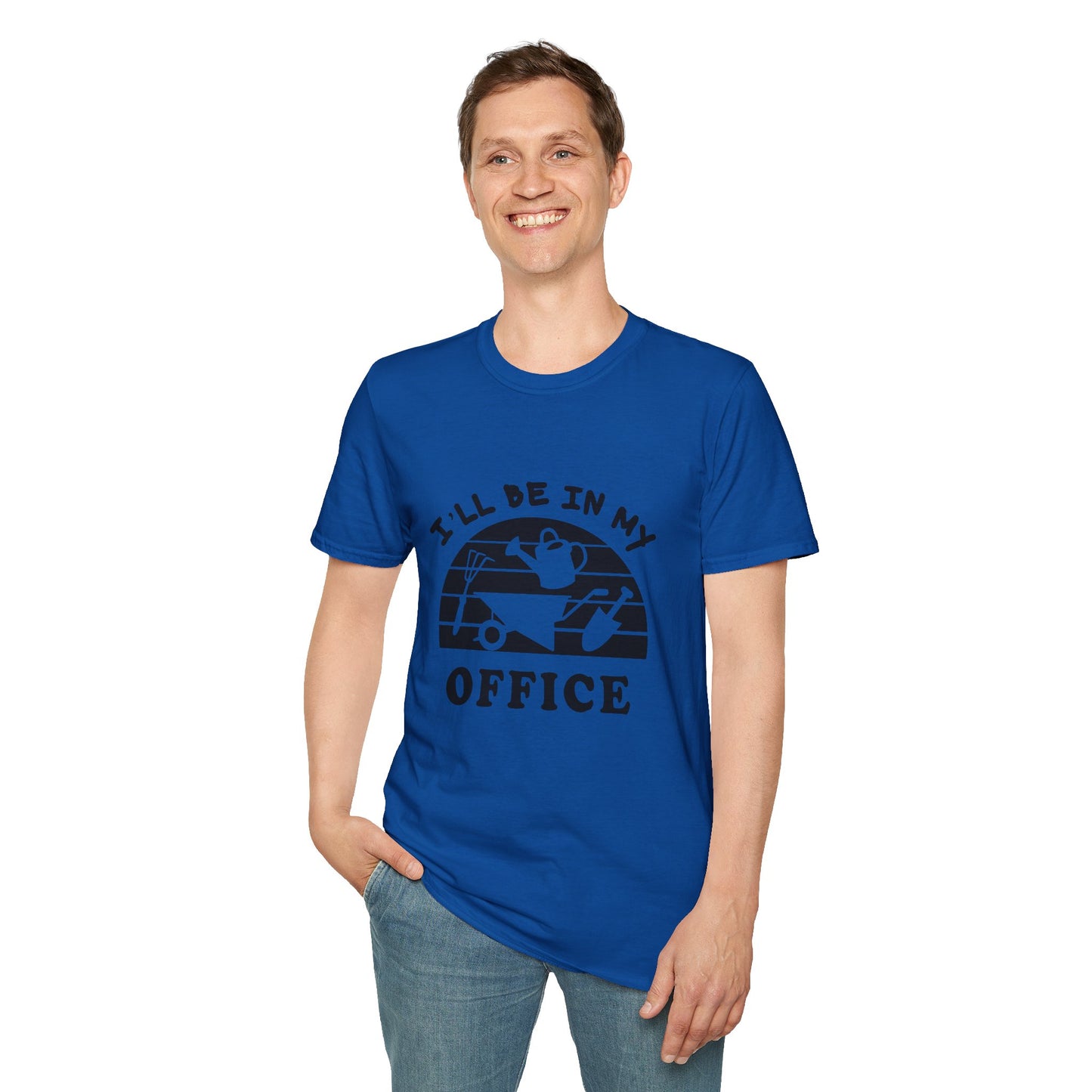 Garden Office T-Shirt — "I'll Be In My Office" Plant & Watering Can Tee
