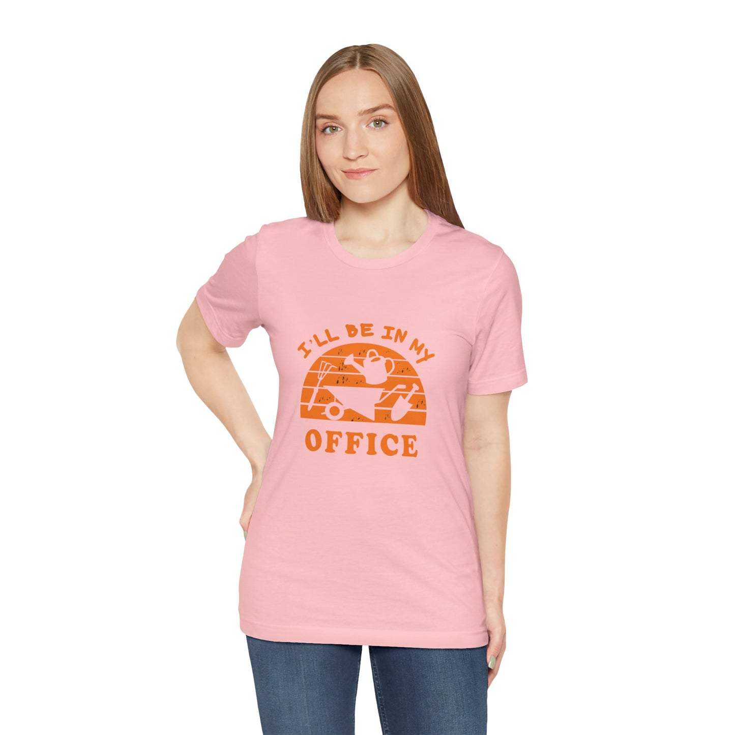 I'll Be In My Office T-Shirt — Gardening Watering Can Graphic Tee