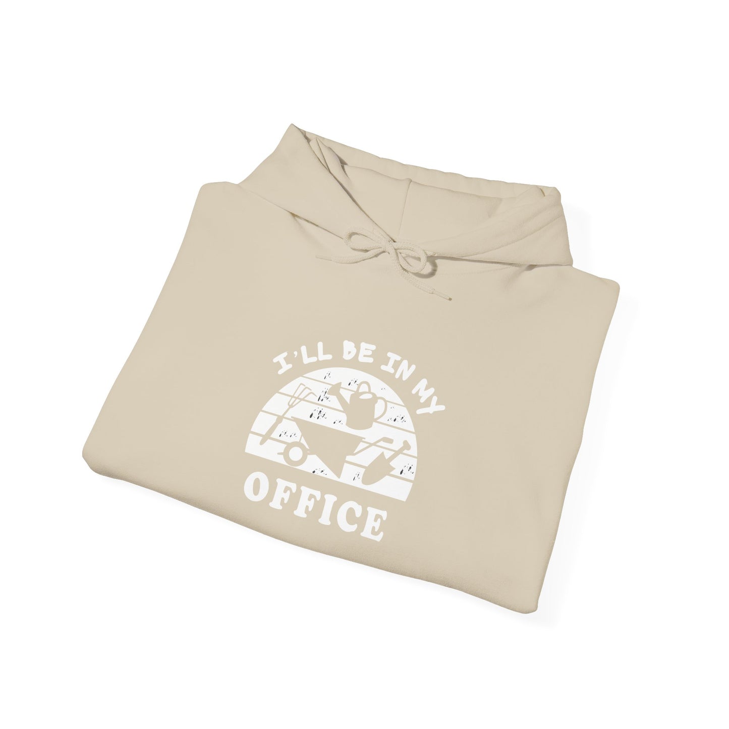 Hoodie — “I’ll Be In My Office” Cat Van Graphic Hoodie