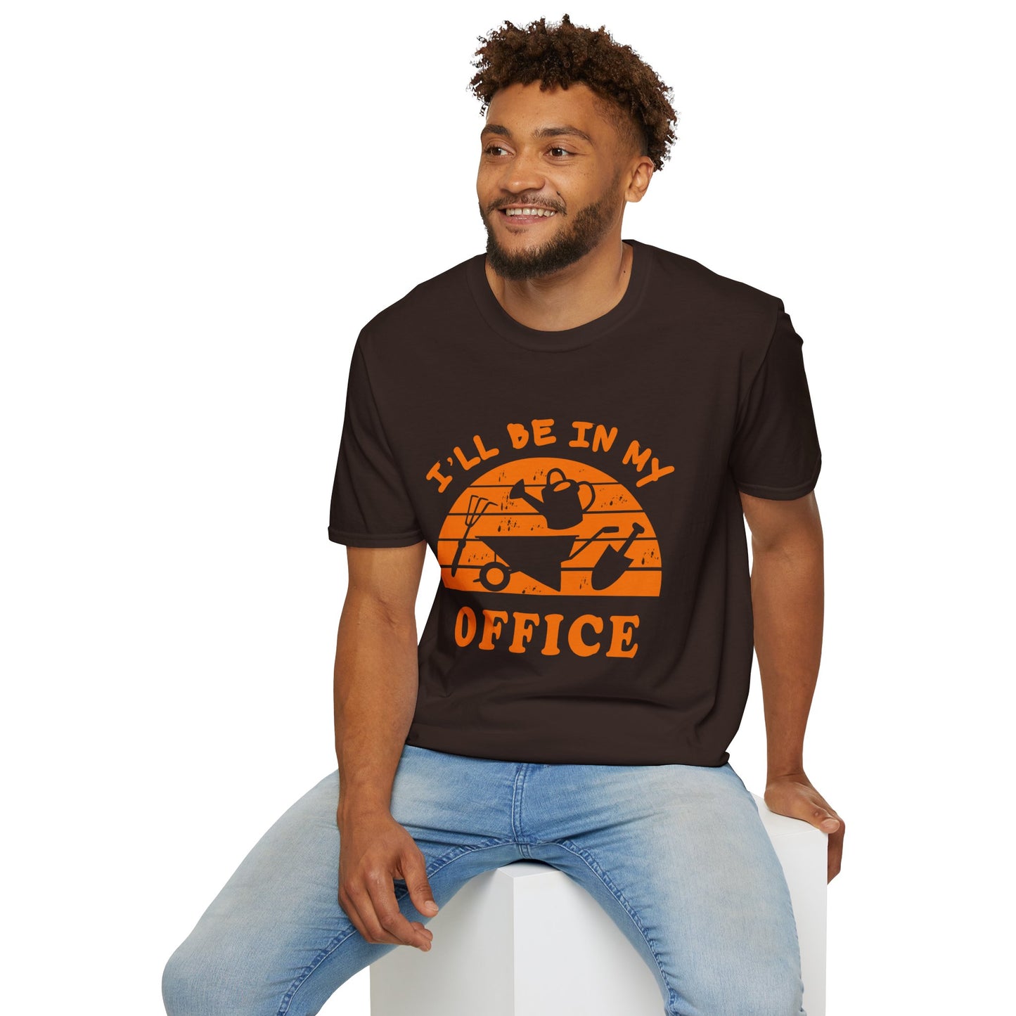 I'll Be In My Office T-Shirt — Funny Gardening Tee with Watering Can