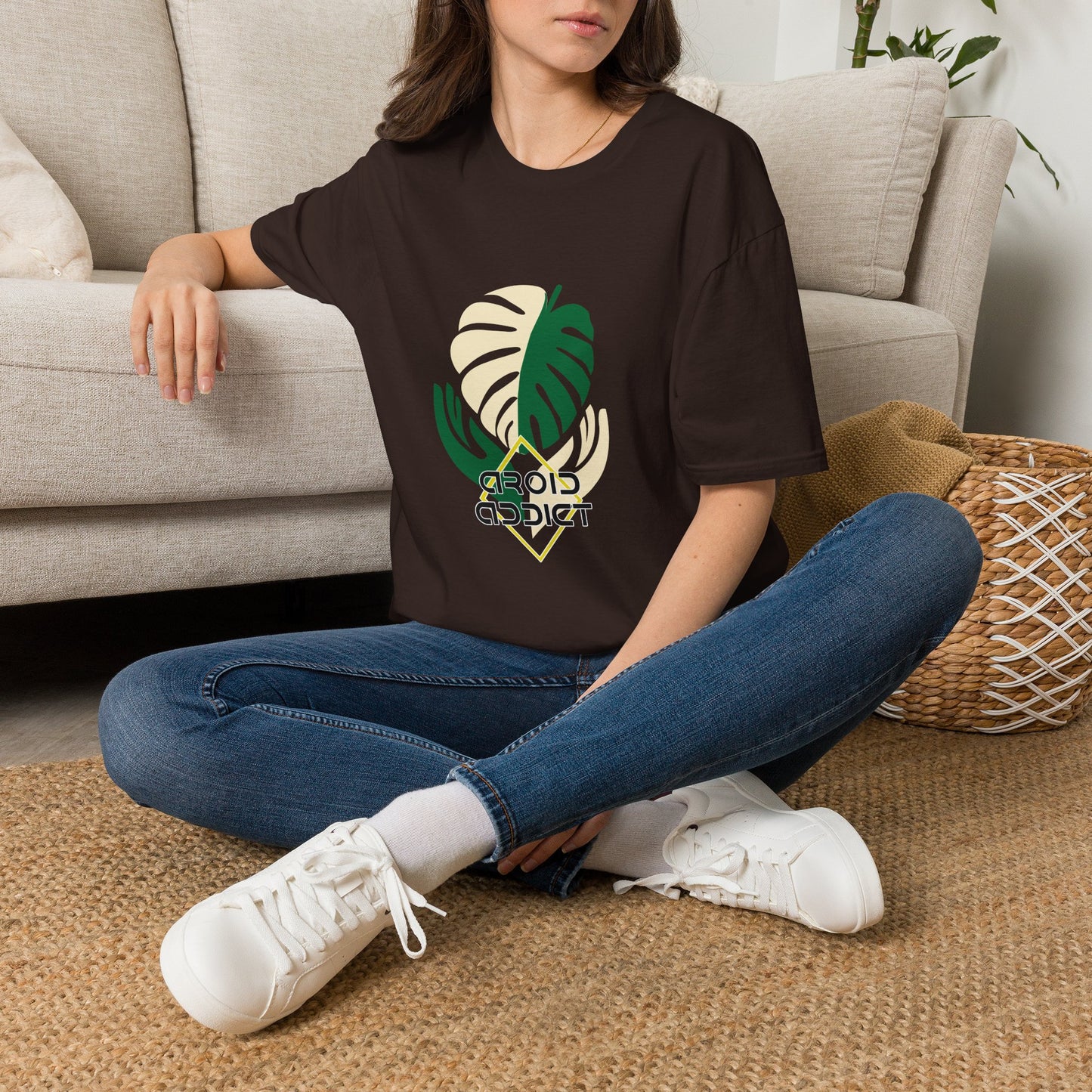 Monstera Leaf Tee - Aroid Addict — Tropical Plant Lover T-Shirt